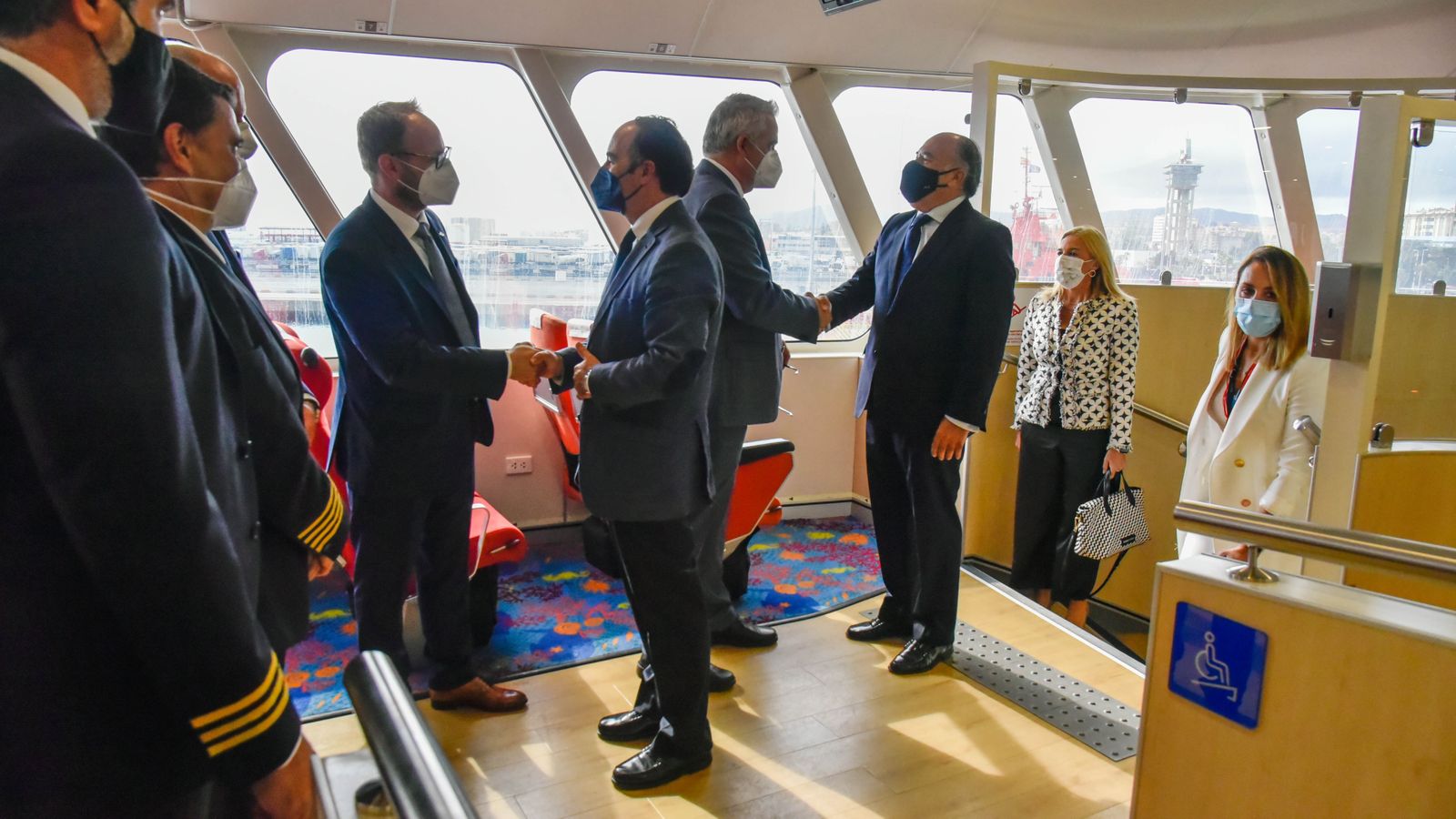 Las fotos de la inaguración del Ferry Levante Jet