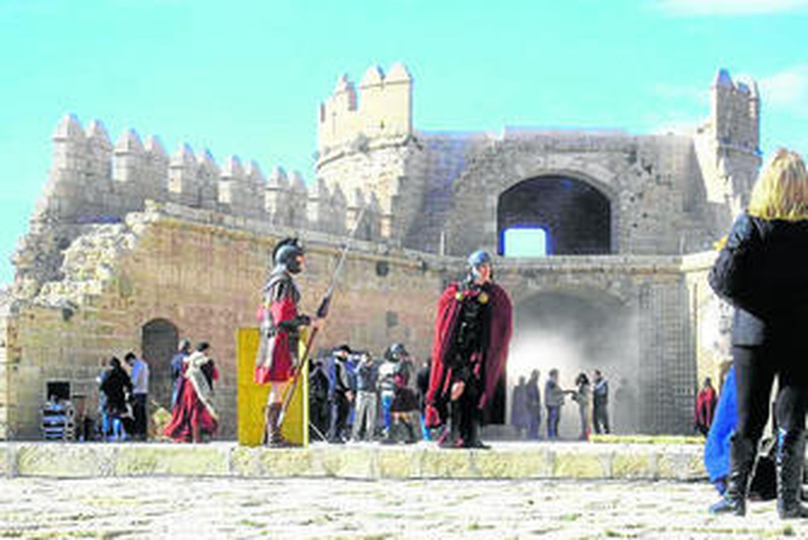 En enero de 2009 se rodaron escenas de la película 'The Sindone' en el tercer recinto de la Alcazaba.