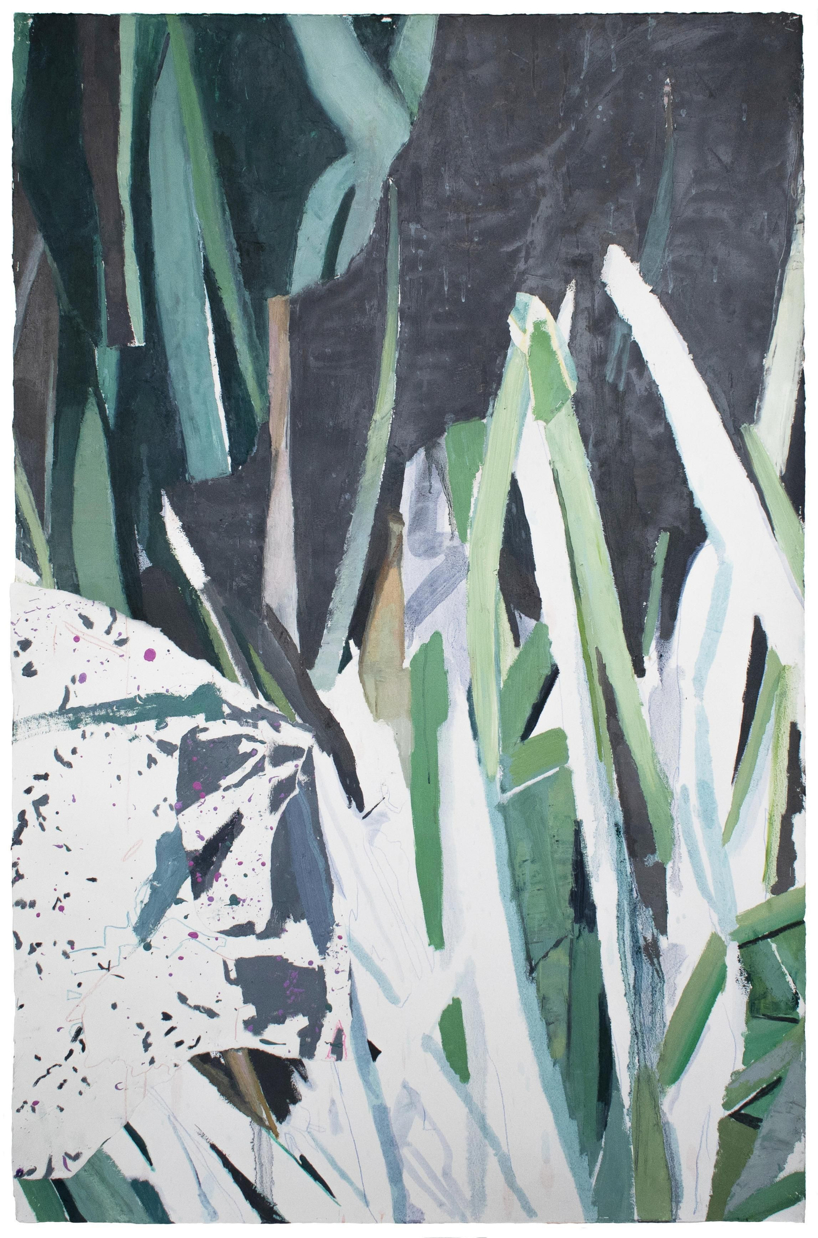 Otra de las obras que forman parte de la exposición 'Subir el coche a pulso'.