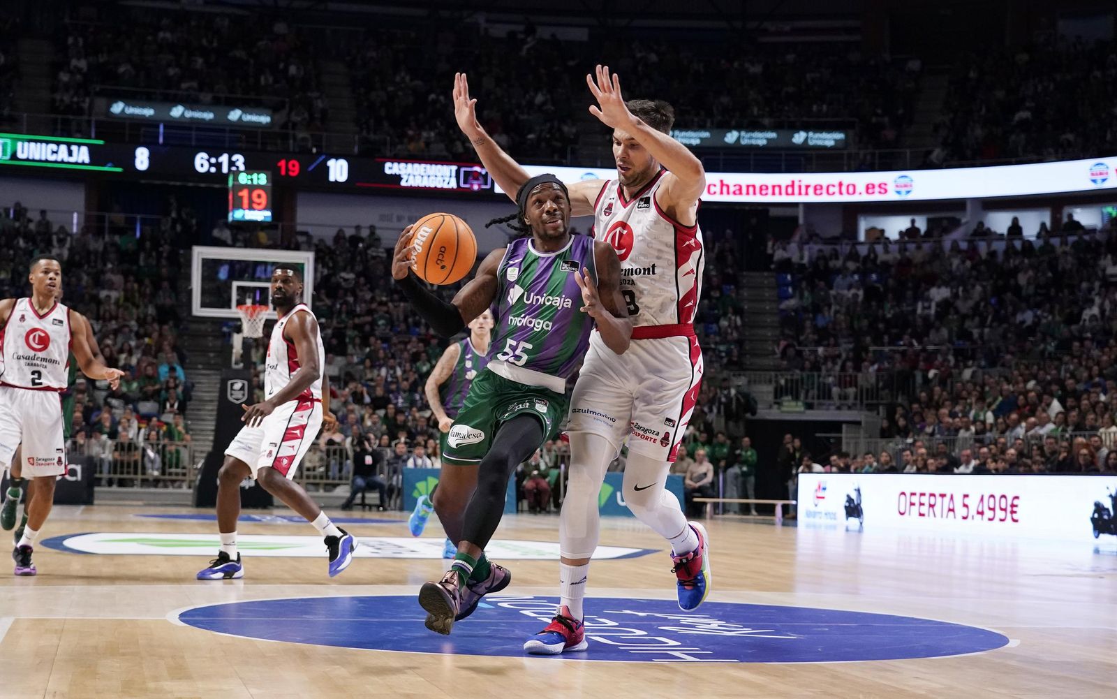 El Unicaja-Casademont Zaragoza, en fotos