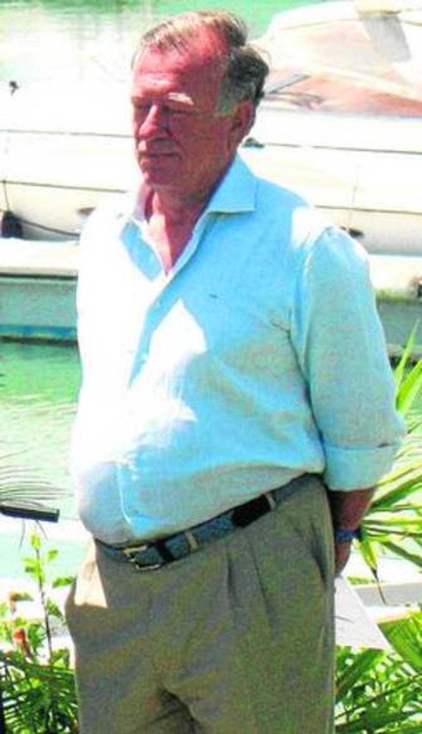 Pedro Bores, en un acto el pasado verano en Puerto Sherry.