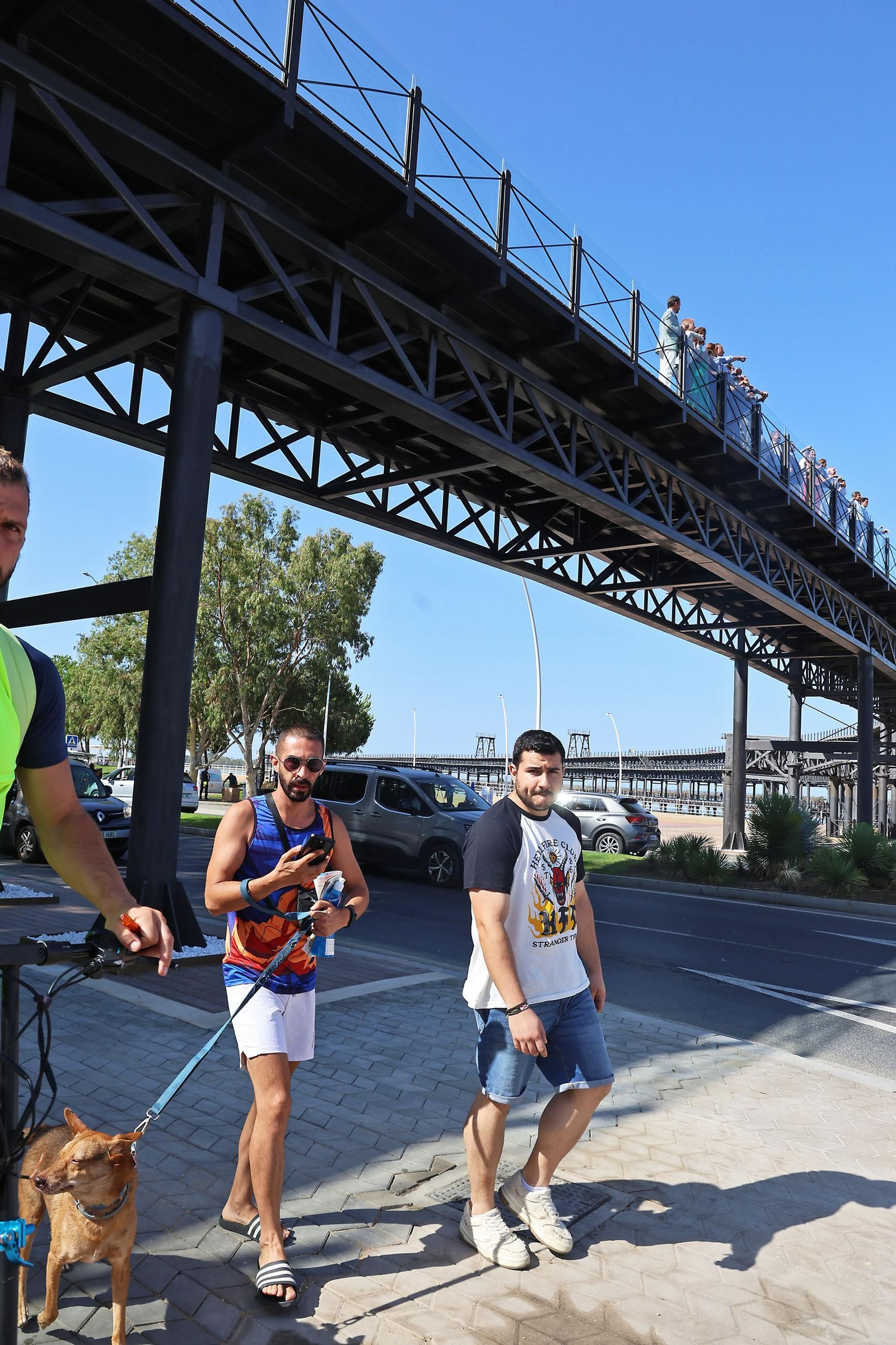 Inauguración de la unión del muelle de la Río Tinto en Imágenes
