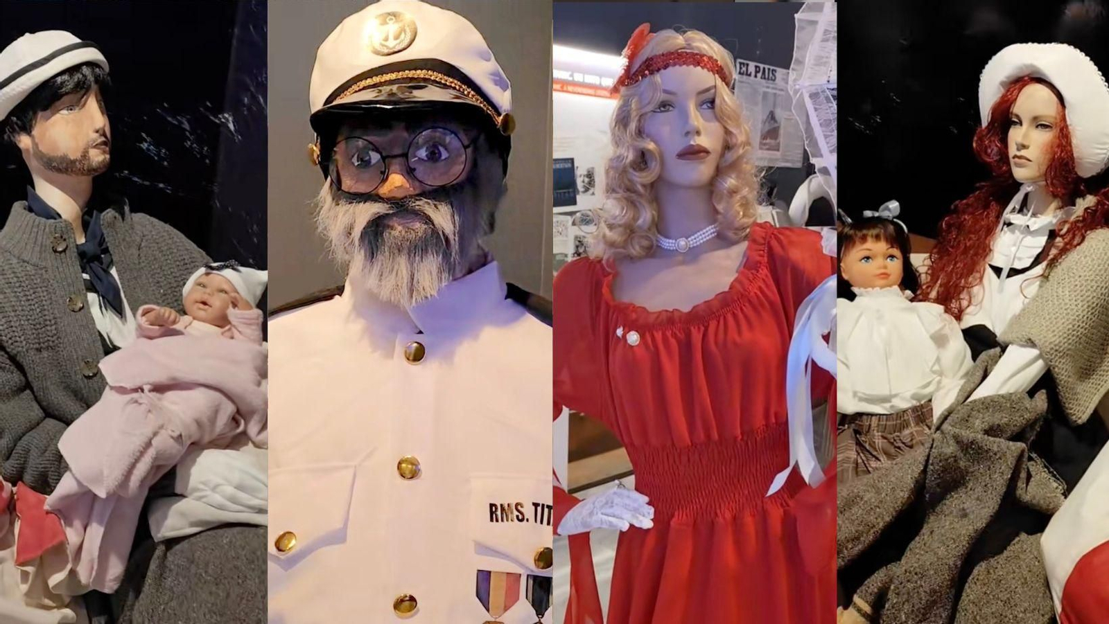 Los maniquíes de la muestra que se han hecho virales por su curioso aspecto