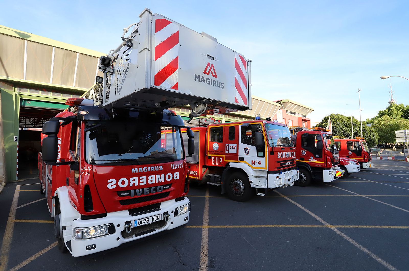 Parque de bomberos de Huelva.