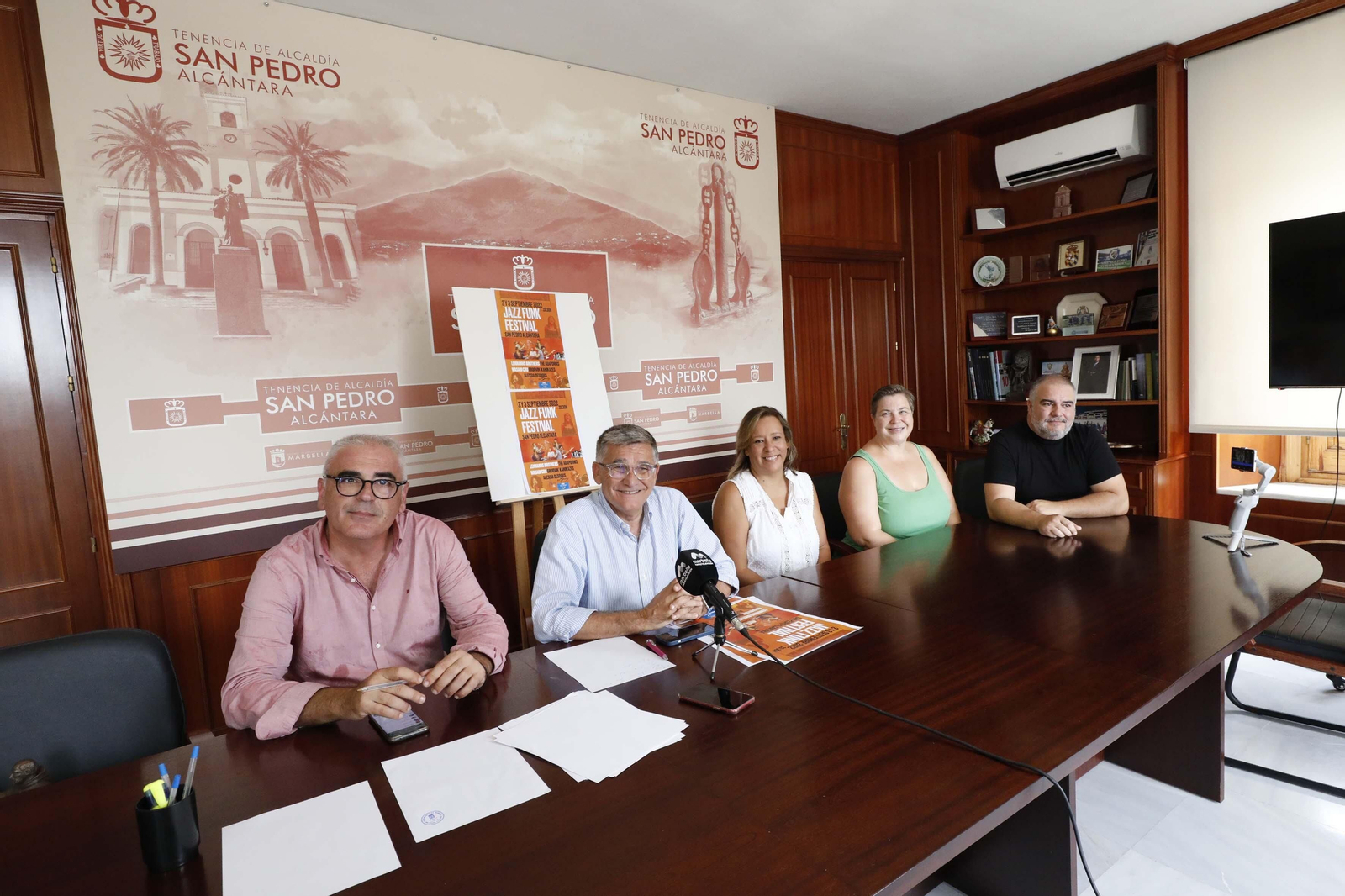 La presentación del ‘Jazz funk festival’, que se celebrará en San Pedro. La presentación del ‘Jazz funk festival’, que se celebrará en San Pedro.