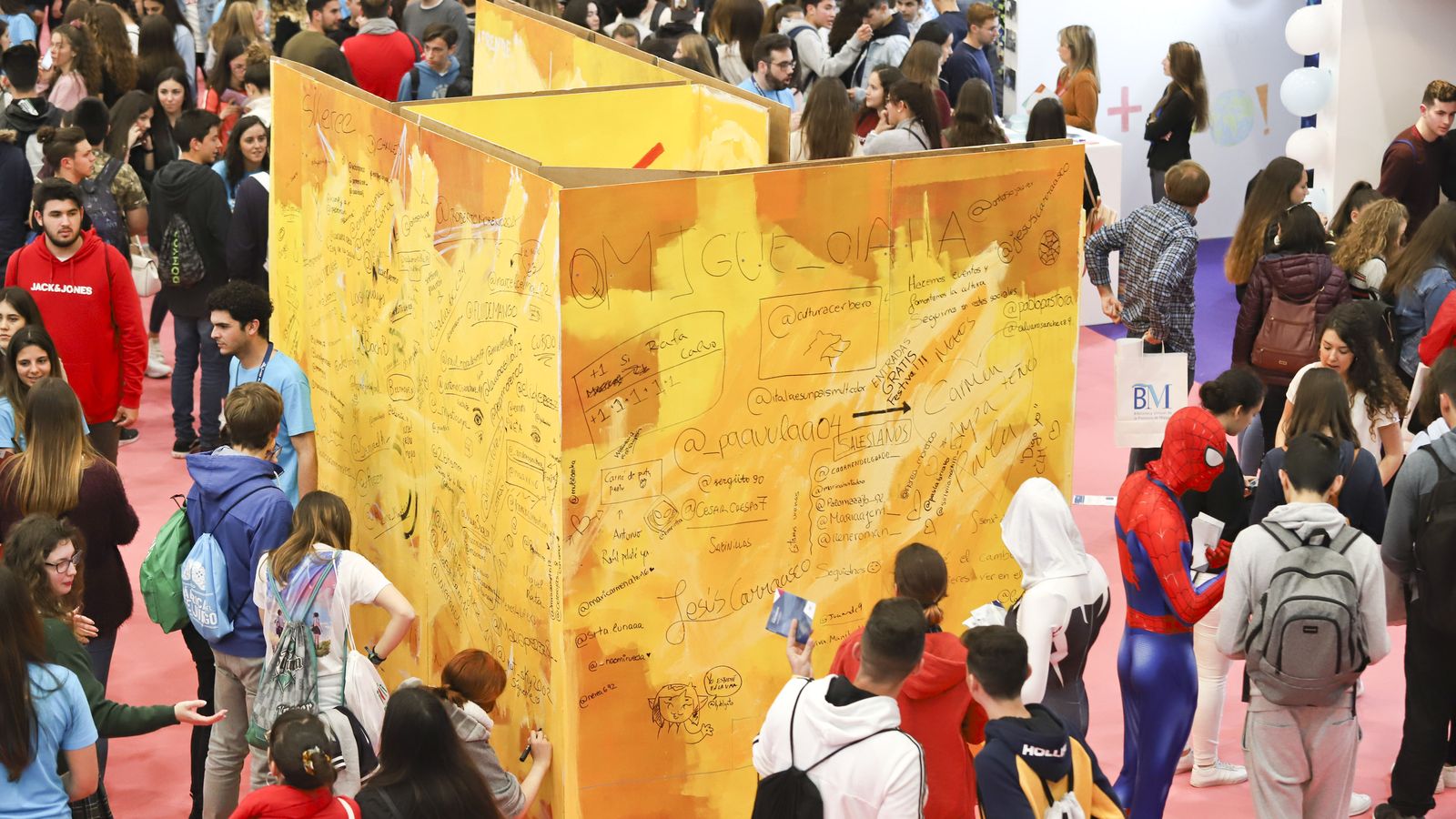 Un panel en el que dejar mensajes.