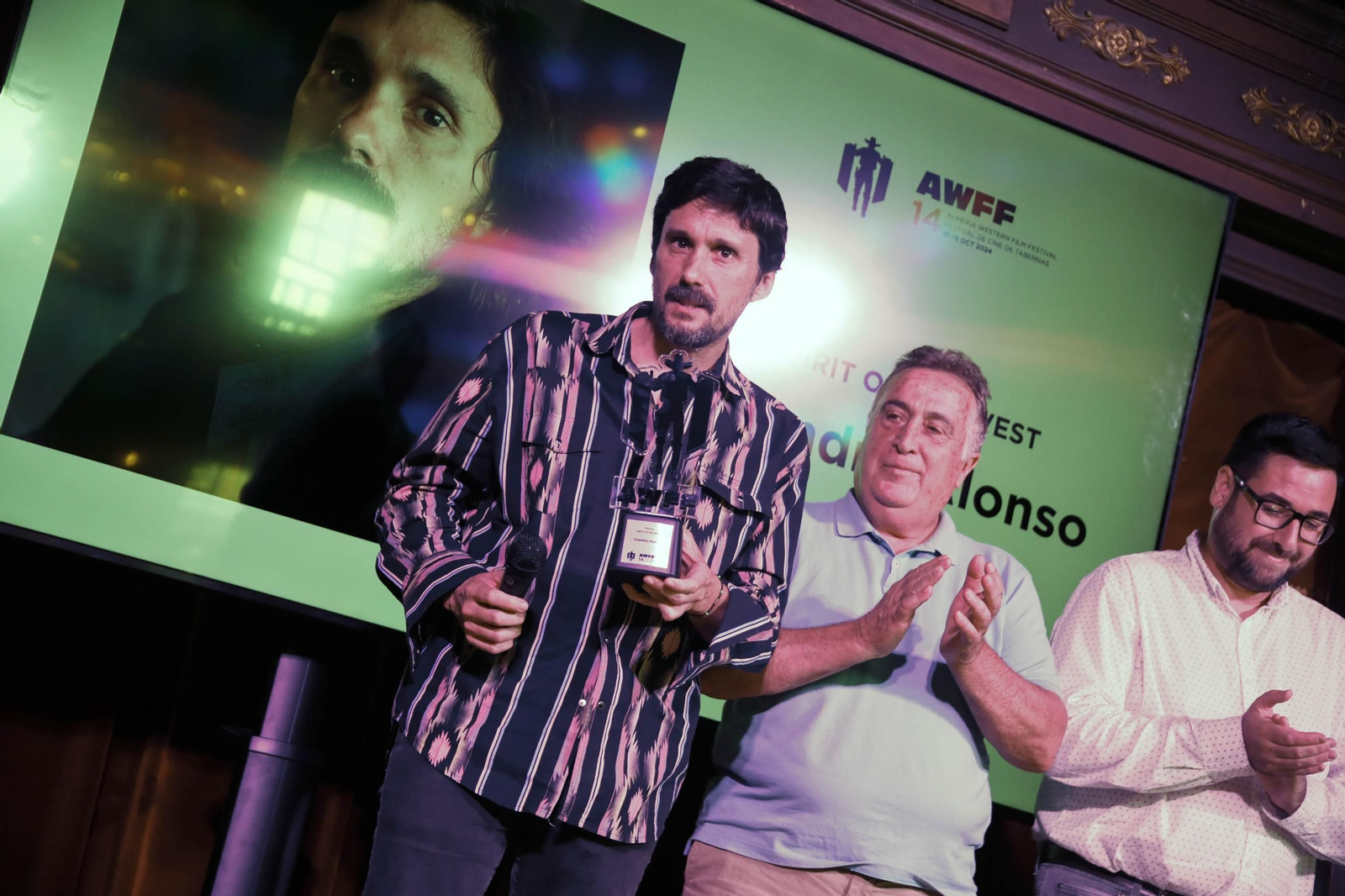 Entrega premio "Spirit of the West" al director Lisandro Alonso