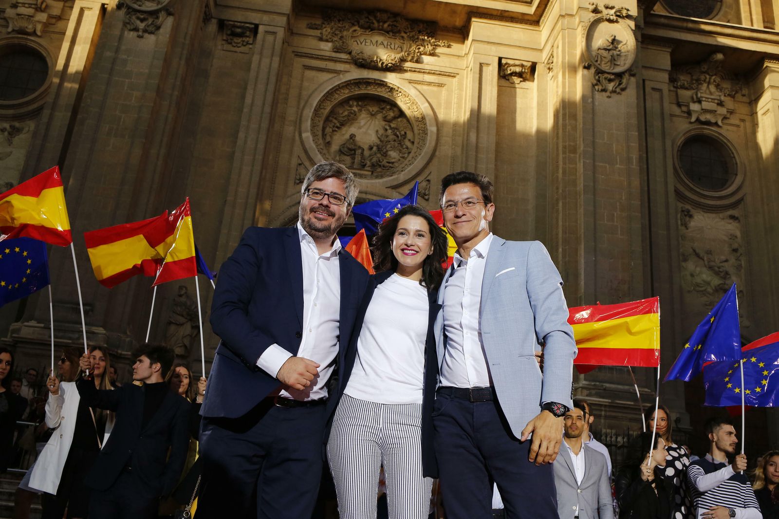 Imágenes del acto de Inés Arrimadas en Granada
