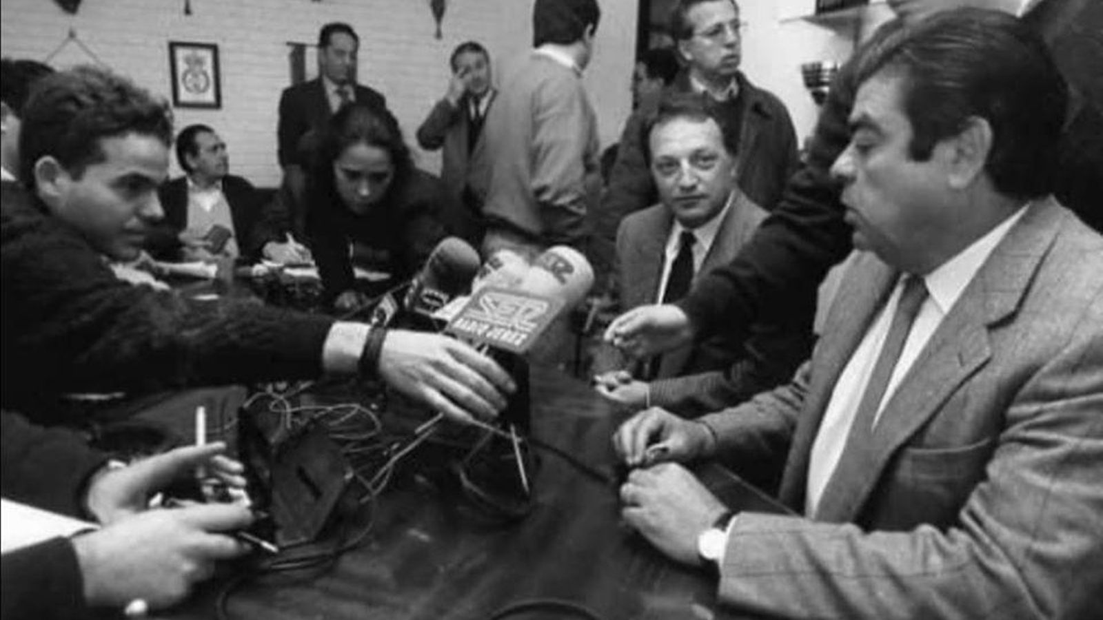 Riquelme, en la presentación de José Ángel Moreno como entrenador del Xerez CD.