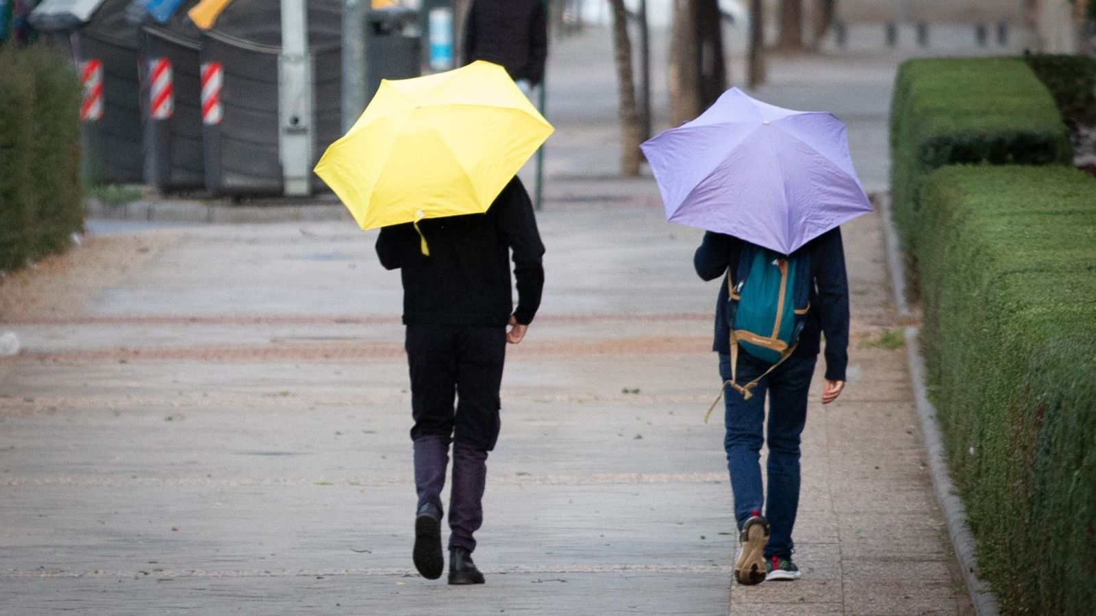 Temporal de lluvia y viento en Granada | Imagen de archivo