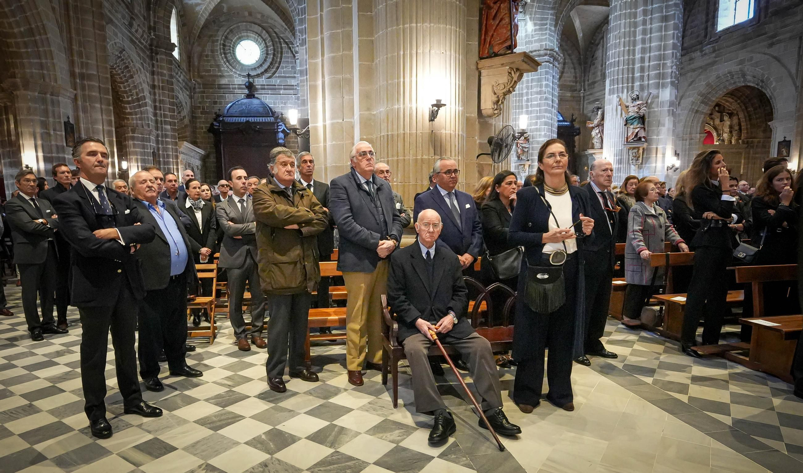 Imágenes del funeral de Álvaro Domecq en la catedral de Jerez