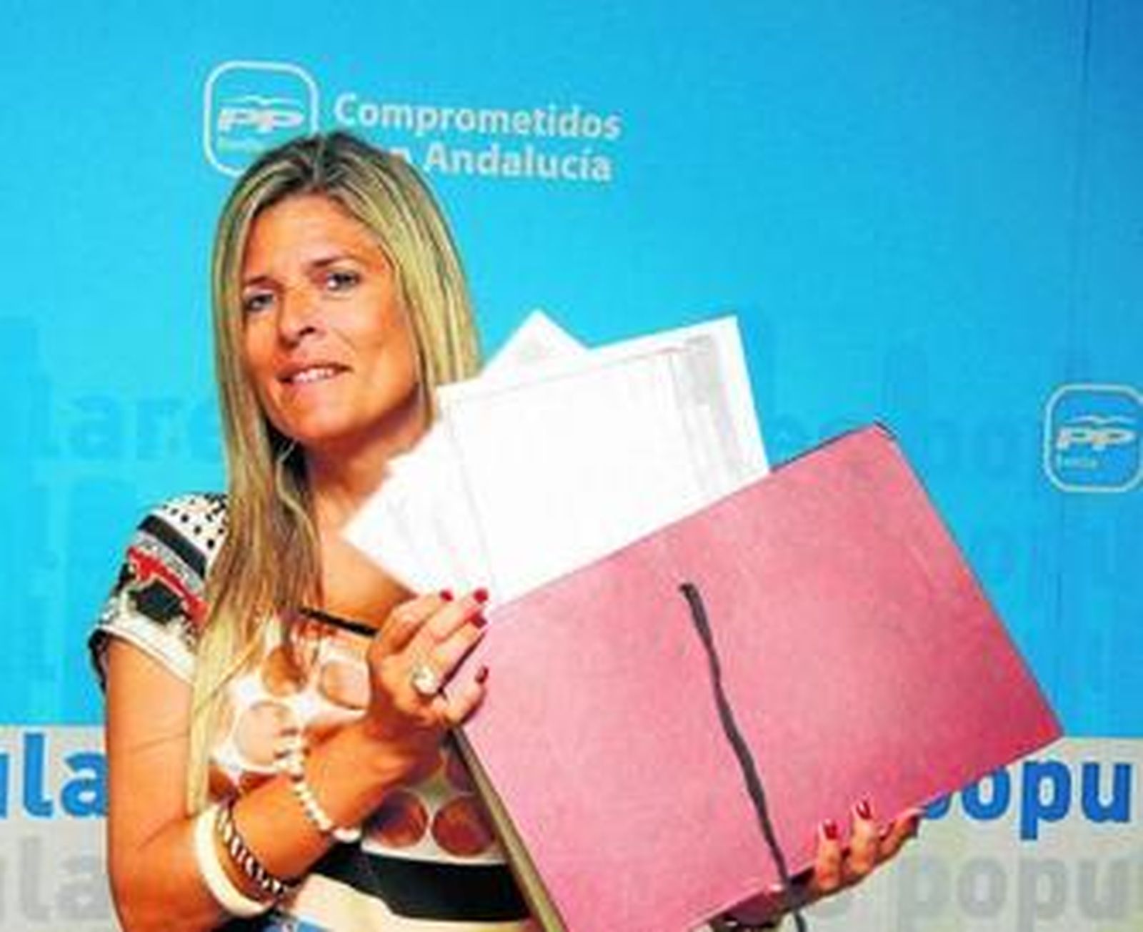 La alcaldesa de Bormujos, Ana Hermoso, que aspiró a presidir el PP de Sevilla, en una imagen de archivo.