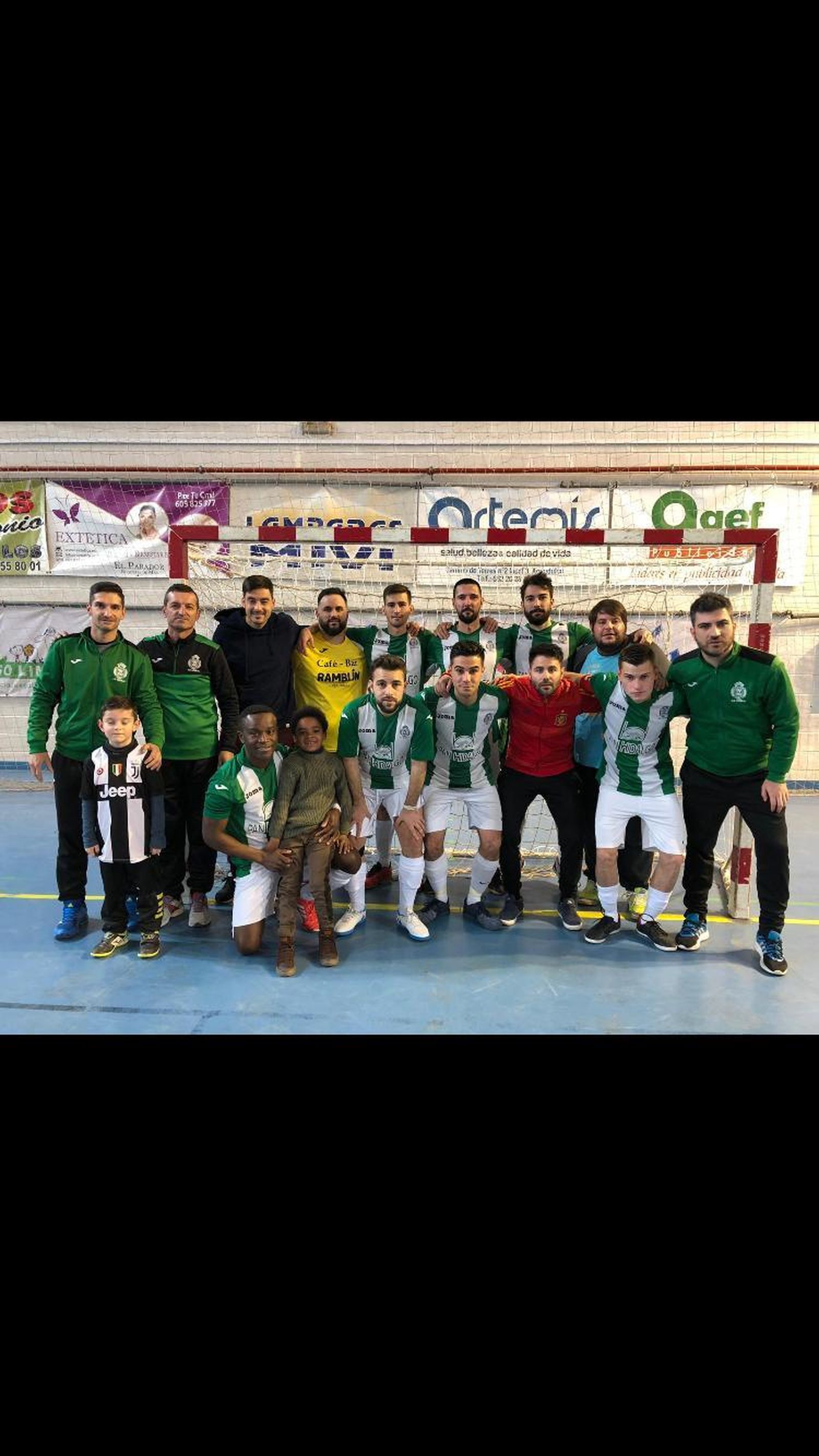 El equipo huercaleño.