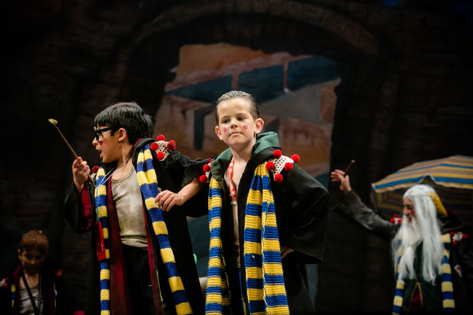 El cuarteto 'Harry Potera y la piedra sofá'