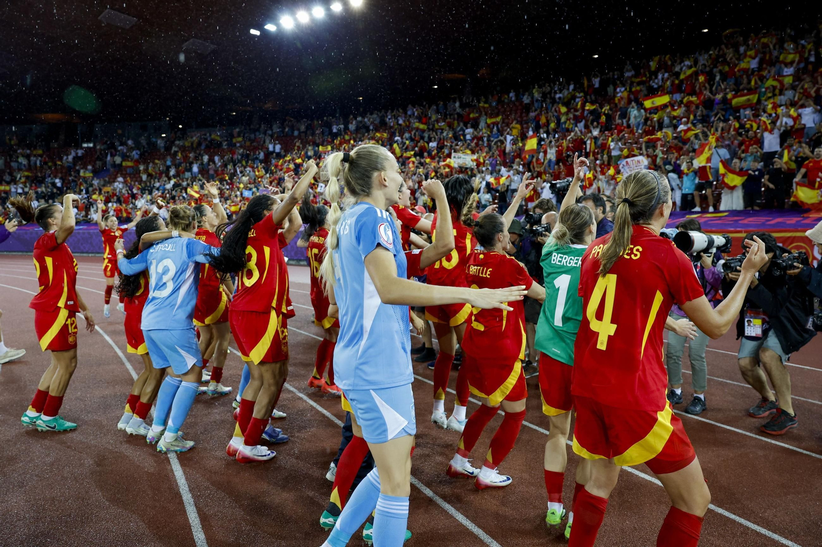 Las mejores imágenes del pase a la final de España ante Alemania en la Eurocopa femenina