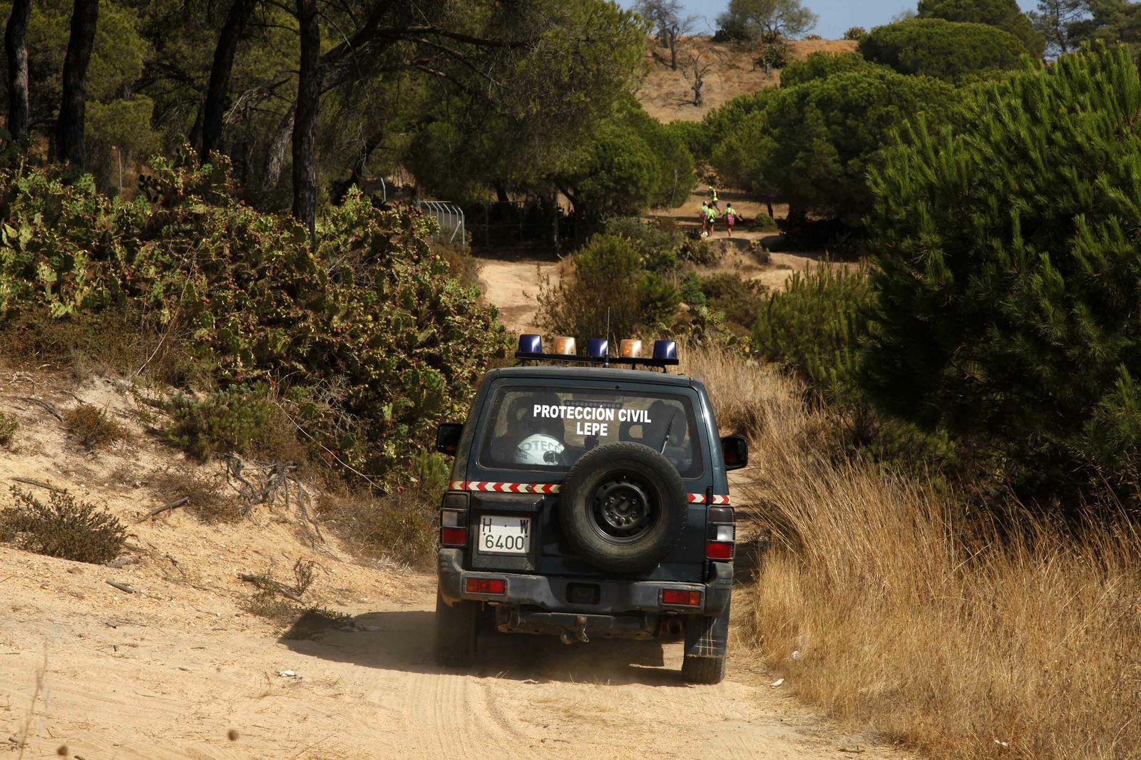 Imágenes de la búsqueda de un hombre de 70 años desaparecido en La Antilla