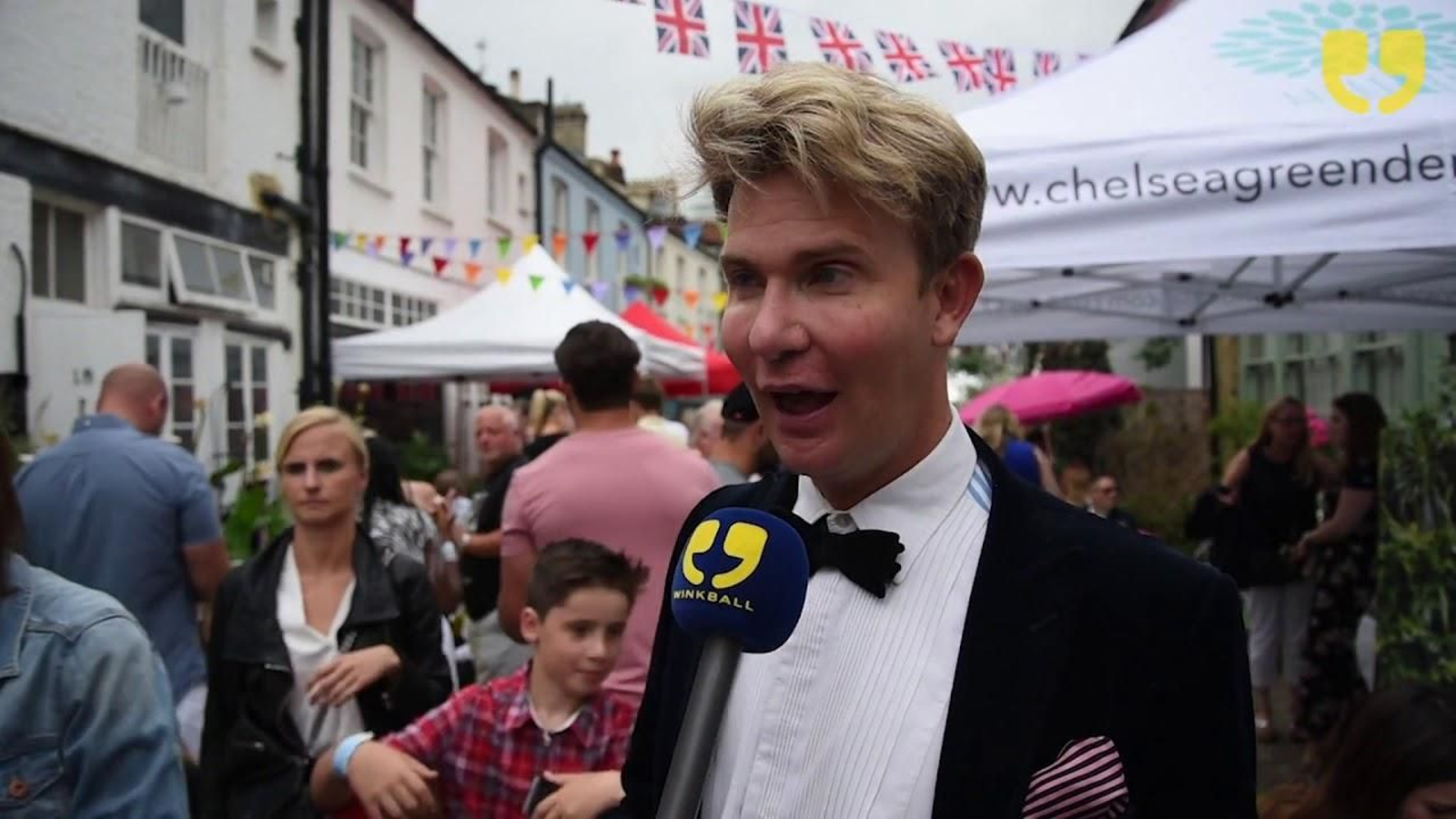 Ben Duncan durante una entevista reciente en una fiesta en el barrio de Chelsea Ben Duncan durante una entevista reciente en una fiesta en el barrio de Chelsea