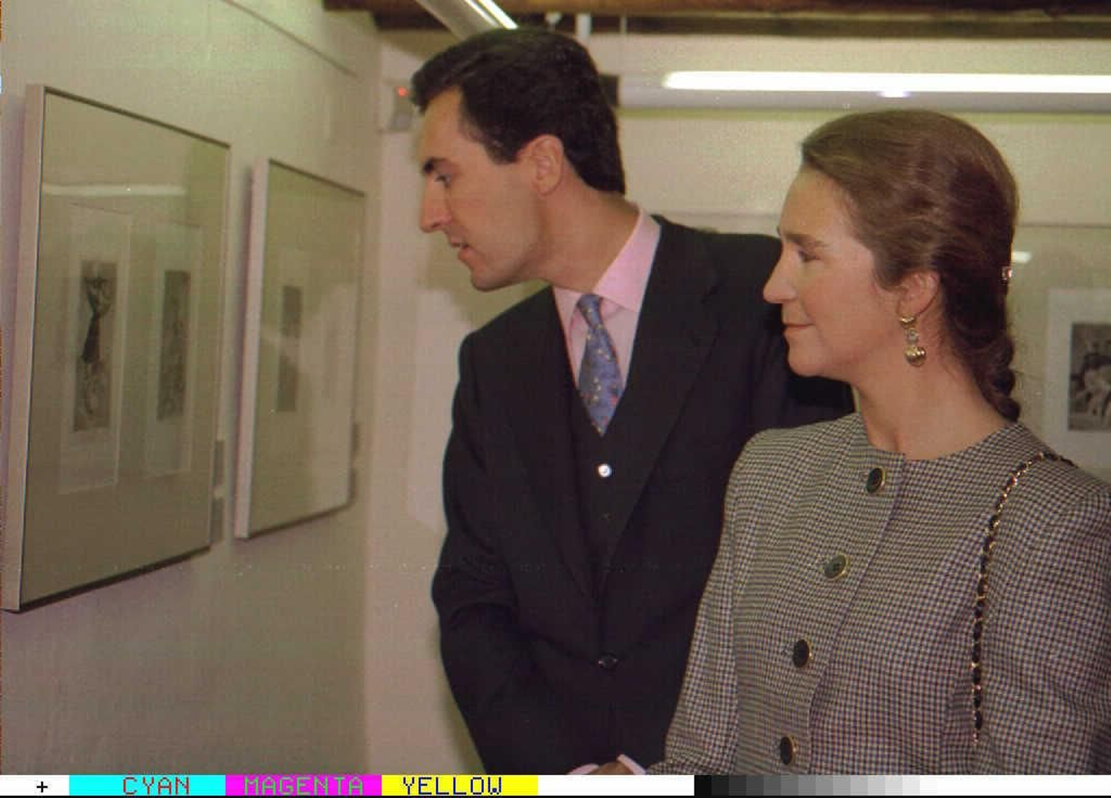 La infanta Elena y Jaime de Marichalar en 1996