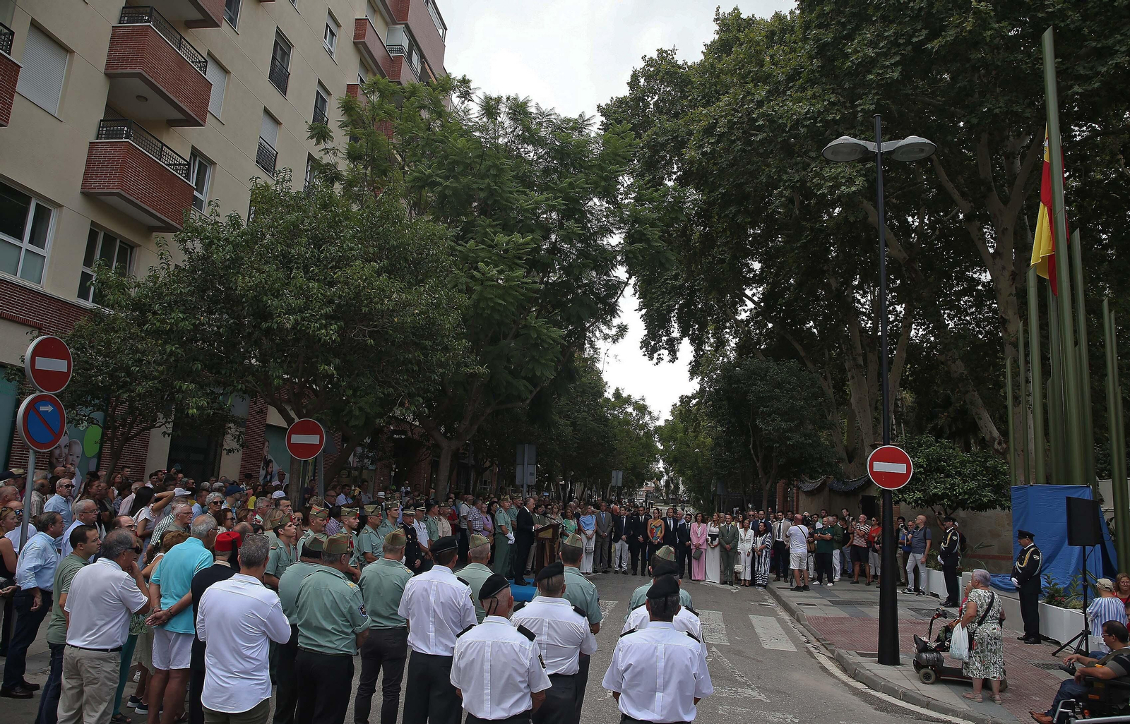 Fotos de la inauguración del monumento a la Legión en Algeciras