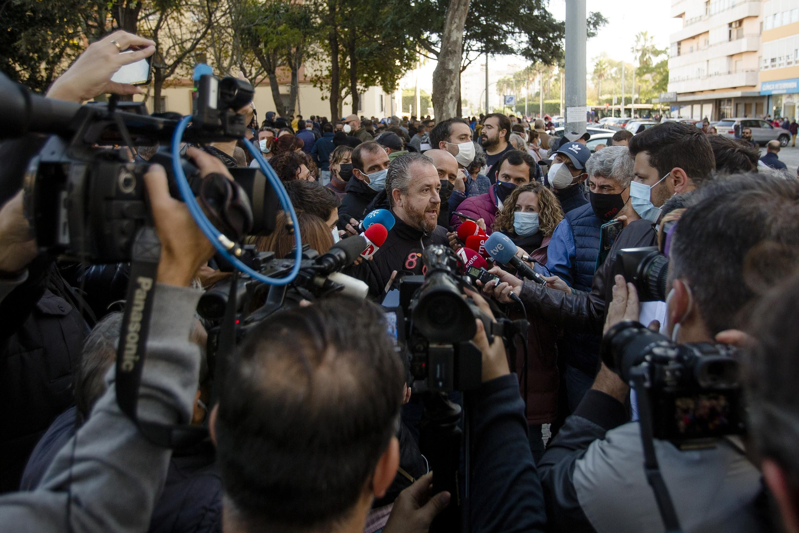 Imágenes de la manifestación por la huelga del metal
