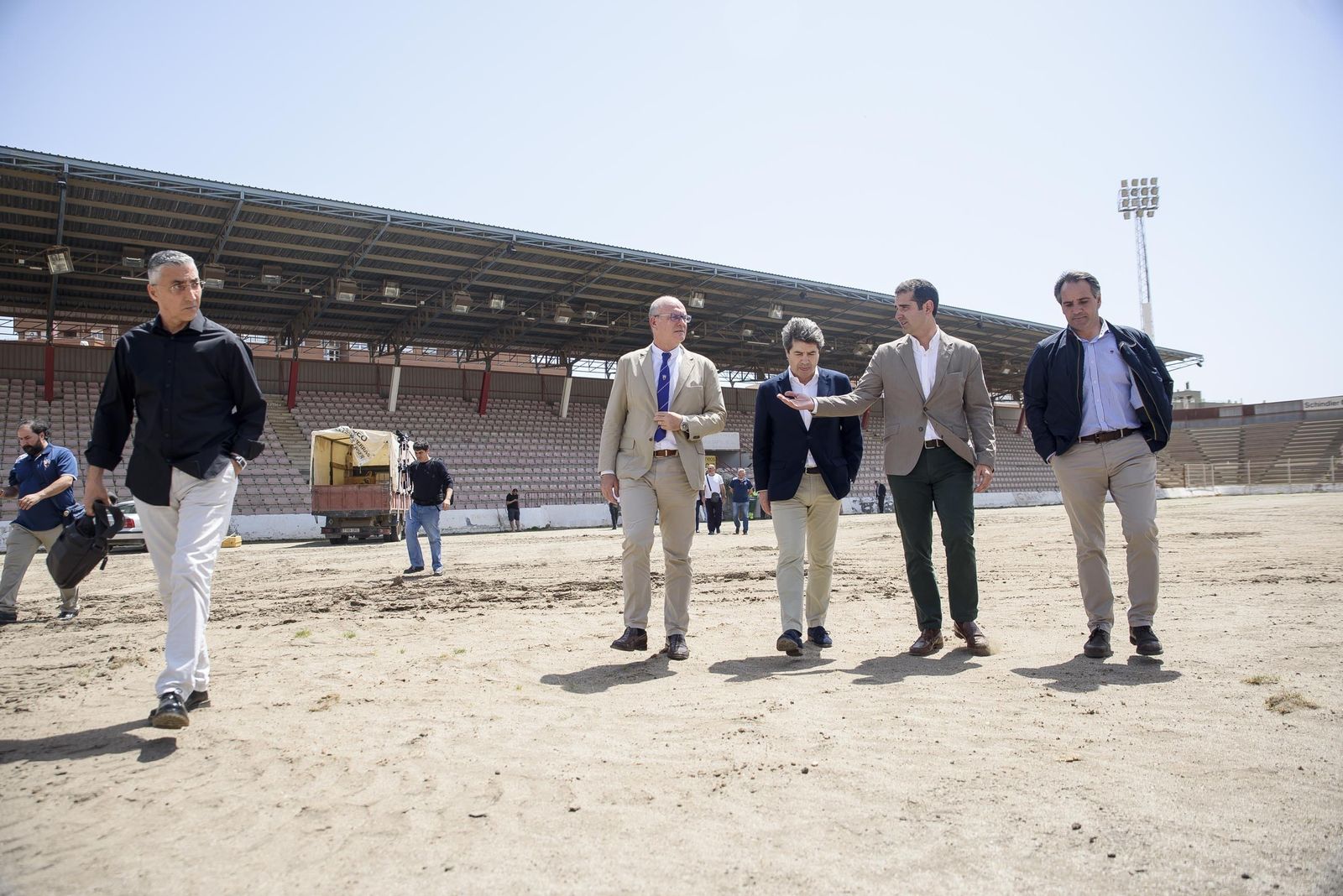 Visita a las obras del Juan Rojas.