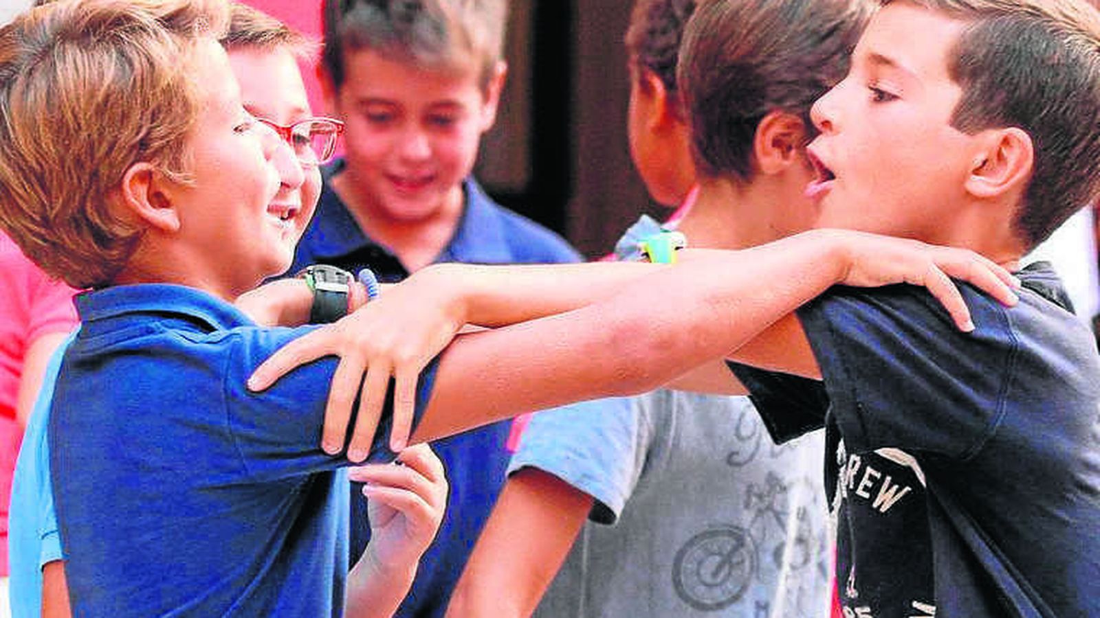 Jóvenes al inicio del curso