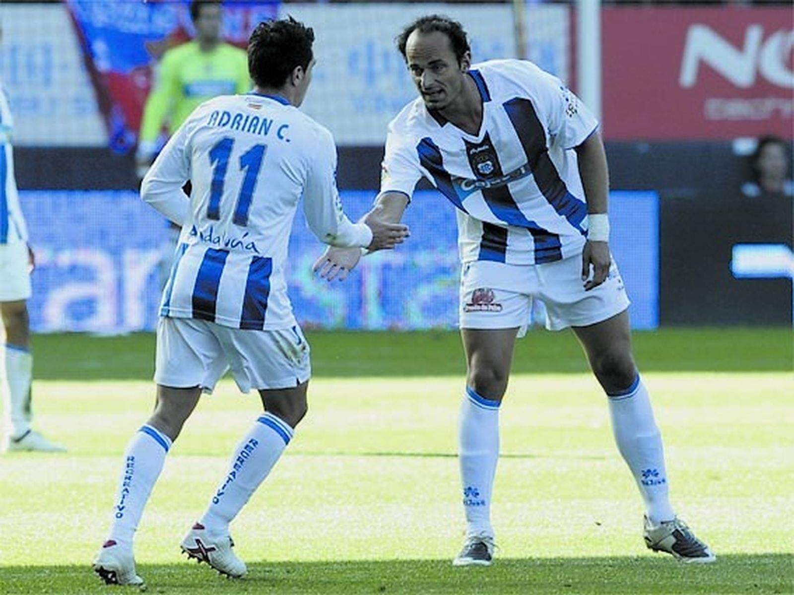 Ersen Martin cuando jugaga en el Recre en una imagen de archivo de Huelva Información