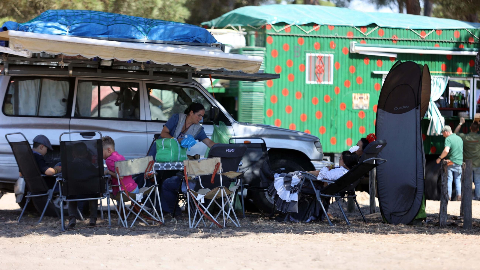 Jueves de camino de la Hdad de Jerez por el Coto Doñana