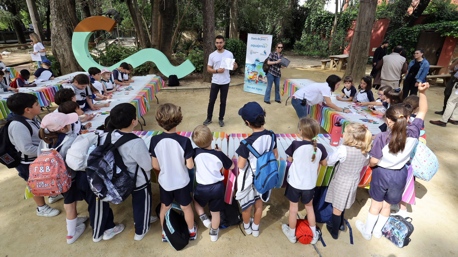 Día Mundial del Agua de Aquajerez y aniversario de Diario de Jerez en el Zoo