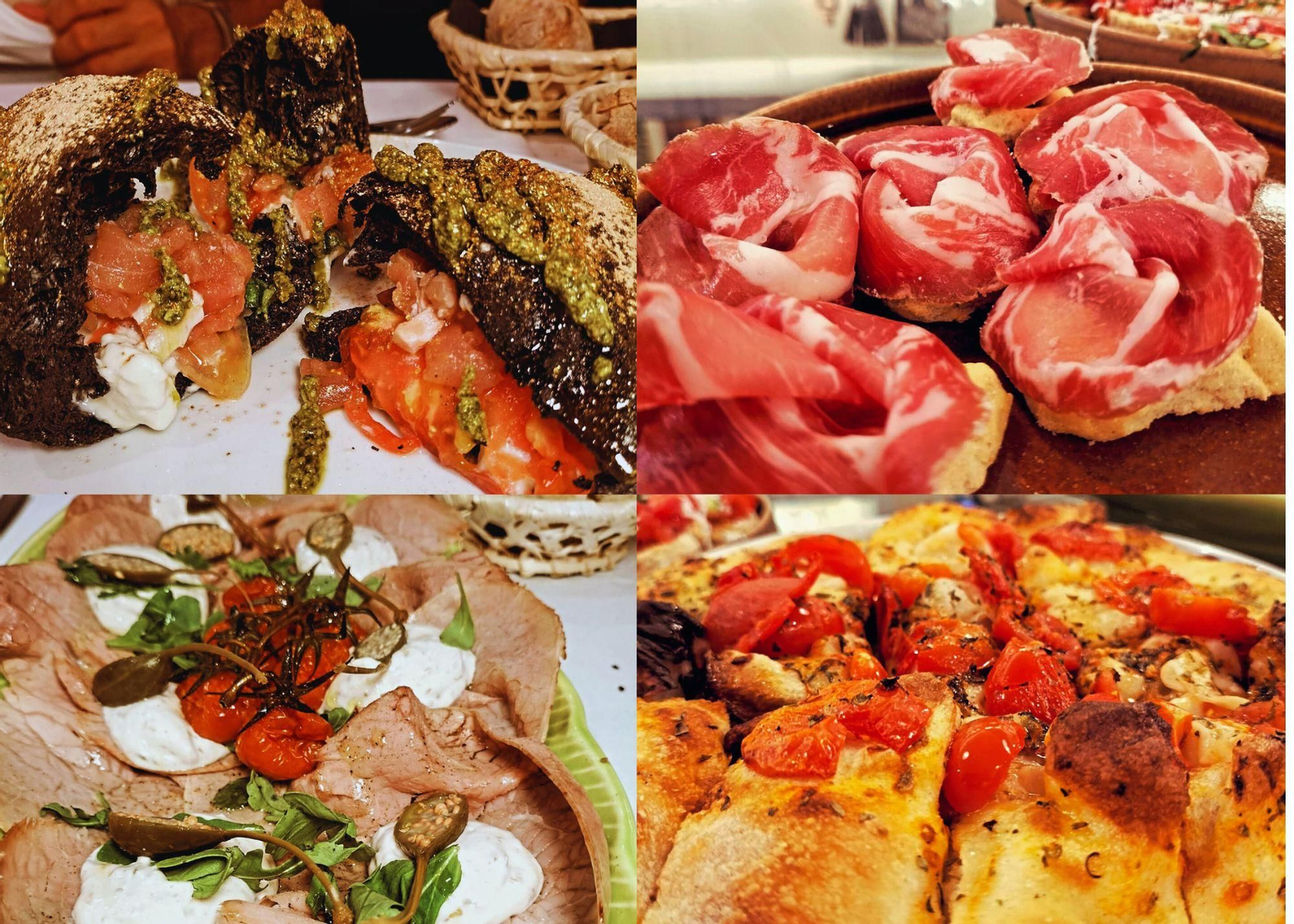Platos del Aperi Bar de Casa Mia
