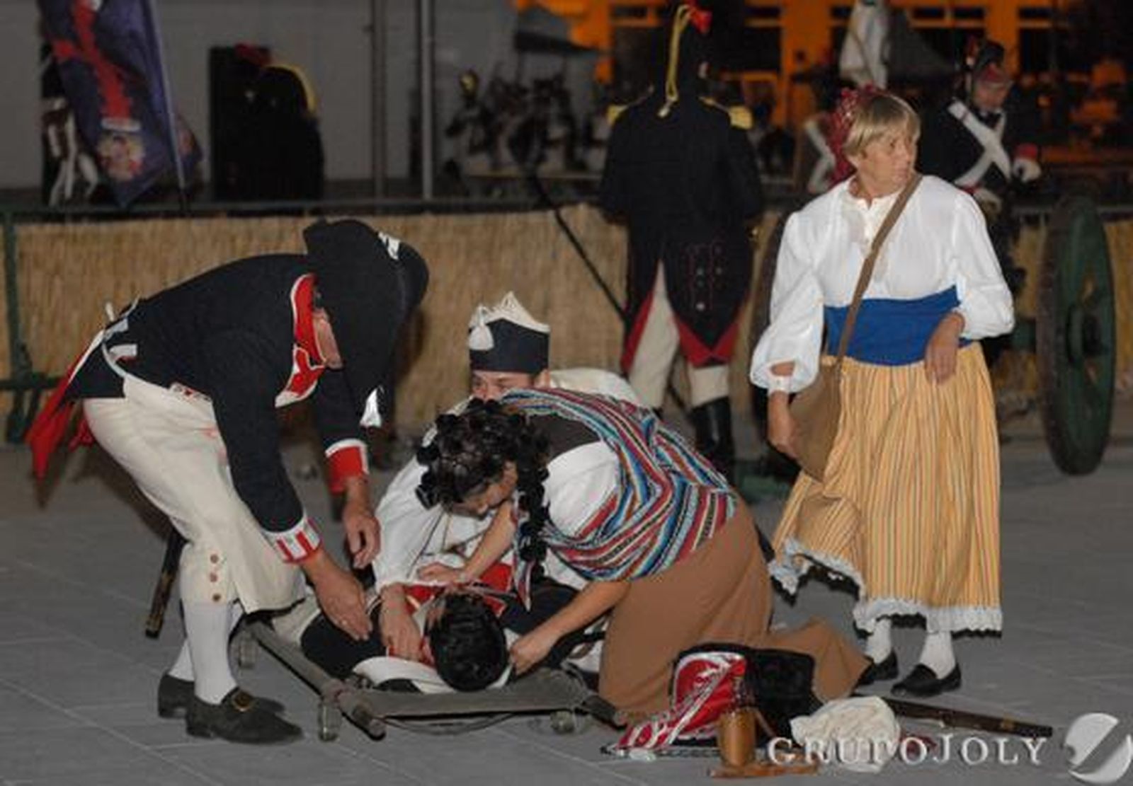 Recreación de la batalla del Portazgo.

Foto: Rioja