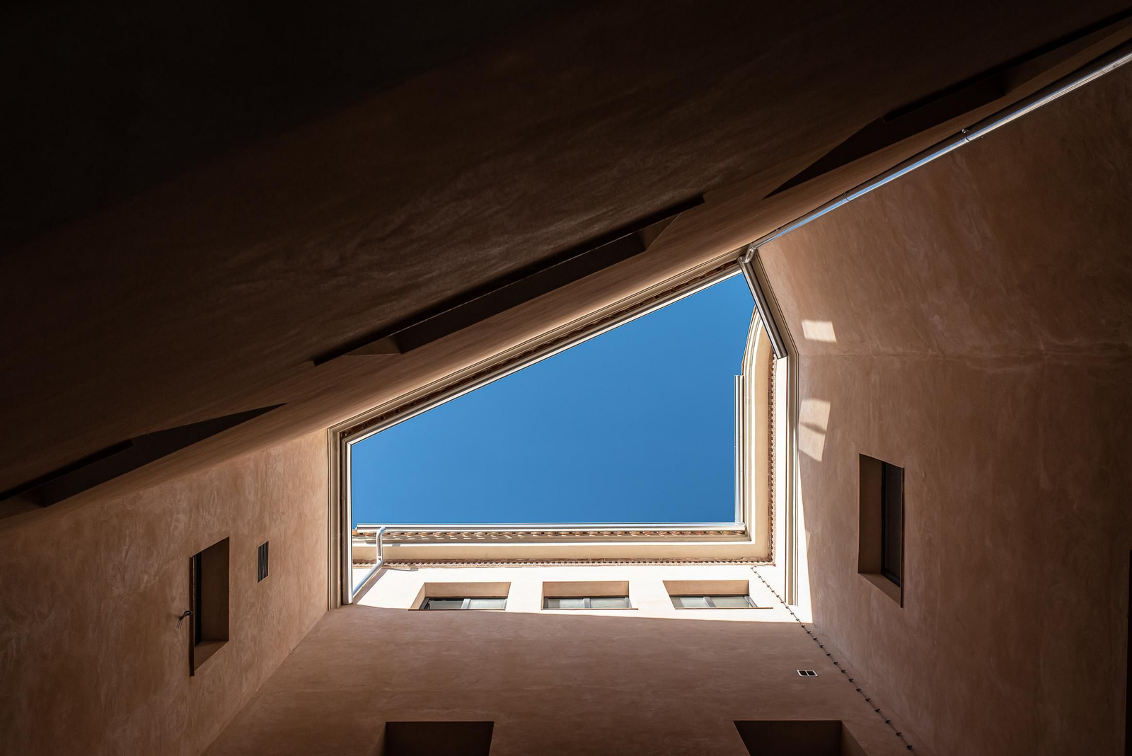 Una visita a las obras del IES La Rábida, en imágenes