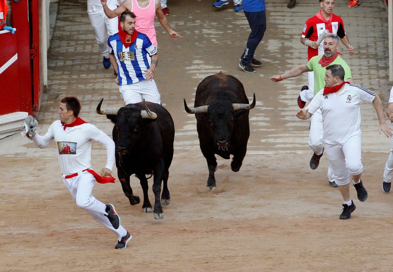 El quinto encierro de San Fermin 2019 en imágenes