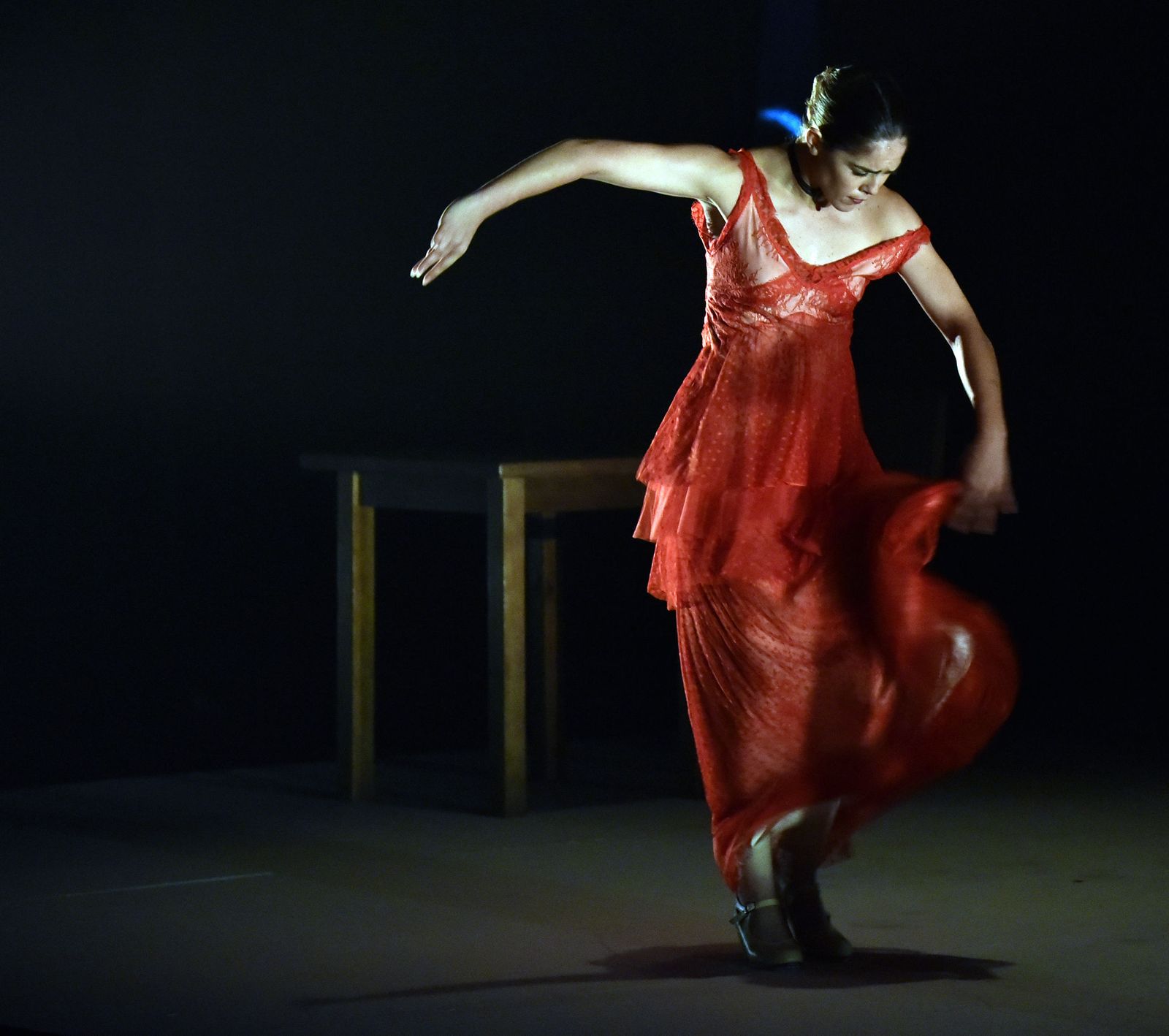 Un momento del espectáculo de Guerrero.