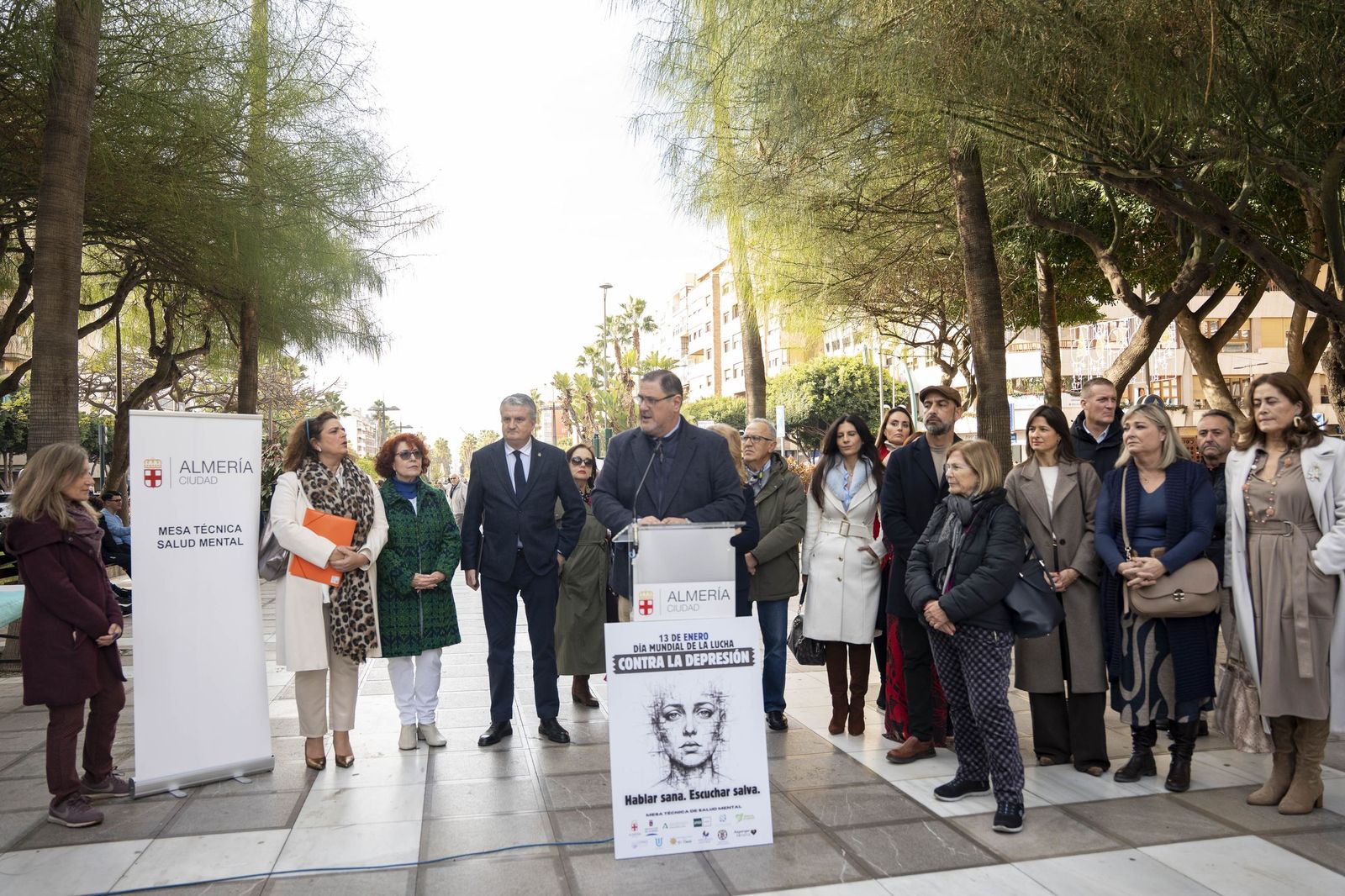 Las imágenes del acto por el Día Mundial Contra la Depresión