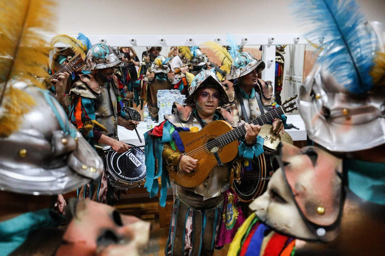 Ambiente en camerinos