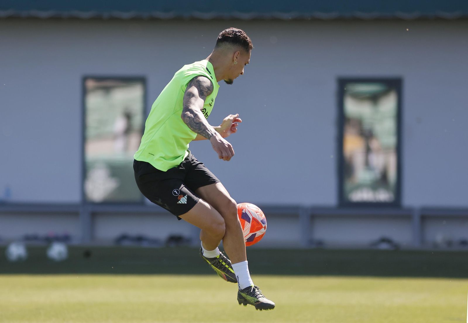Las imágenes del entrenamiento del Betis
