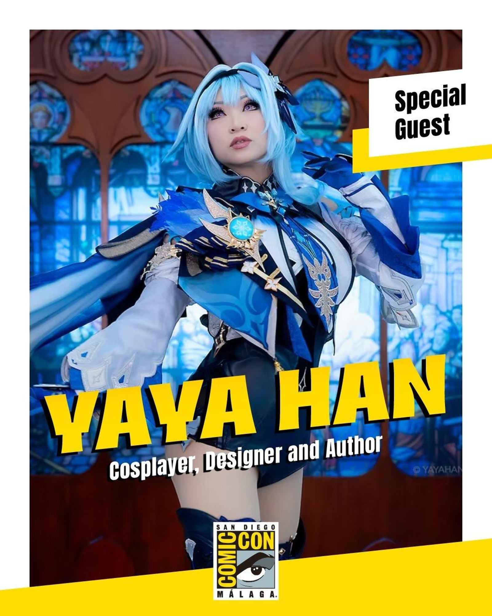 La cosplayer Yaya Han estará en la Comic-Con de Málaga.