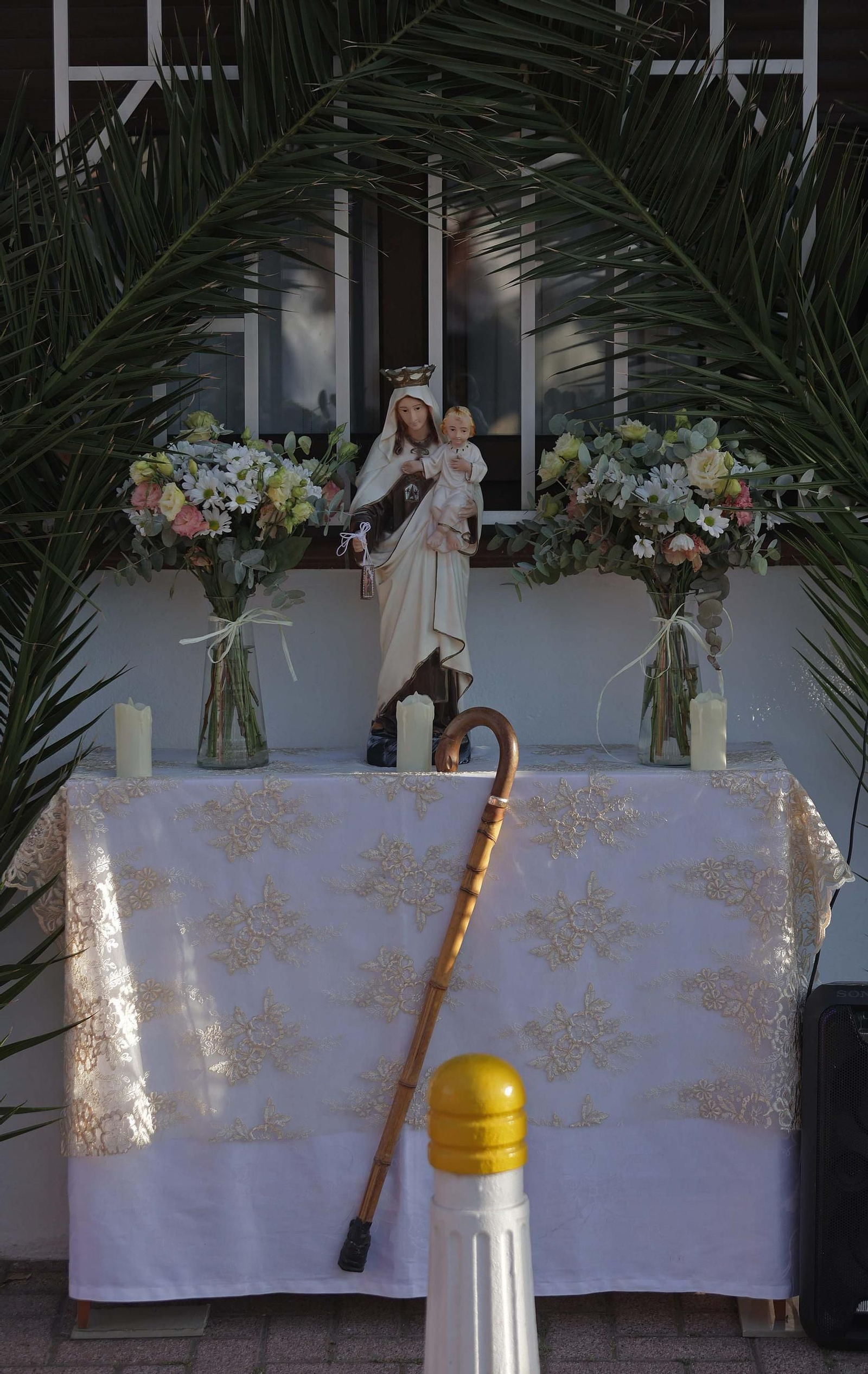 Fotos de la procesión de la virgen del Carmen en Palmones