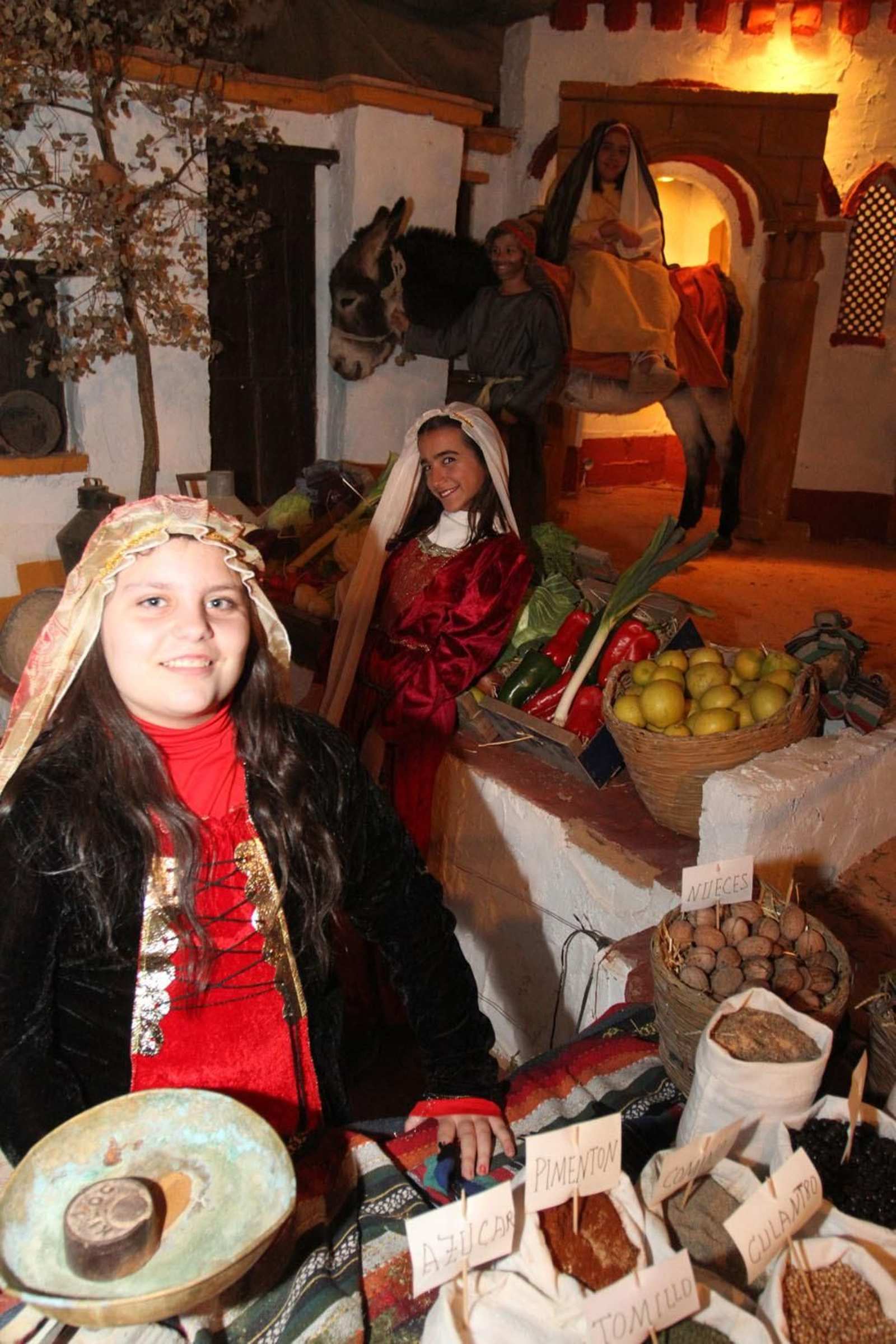 Imágenes de la inauguración del Belén viviente de Beas