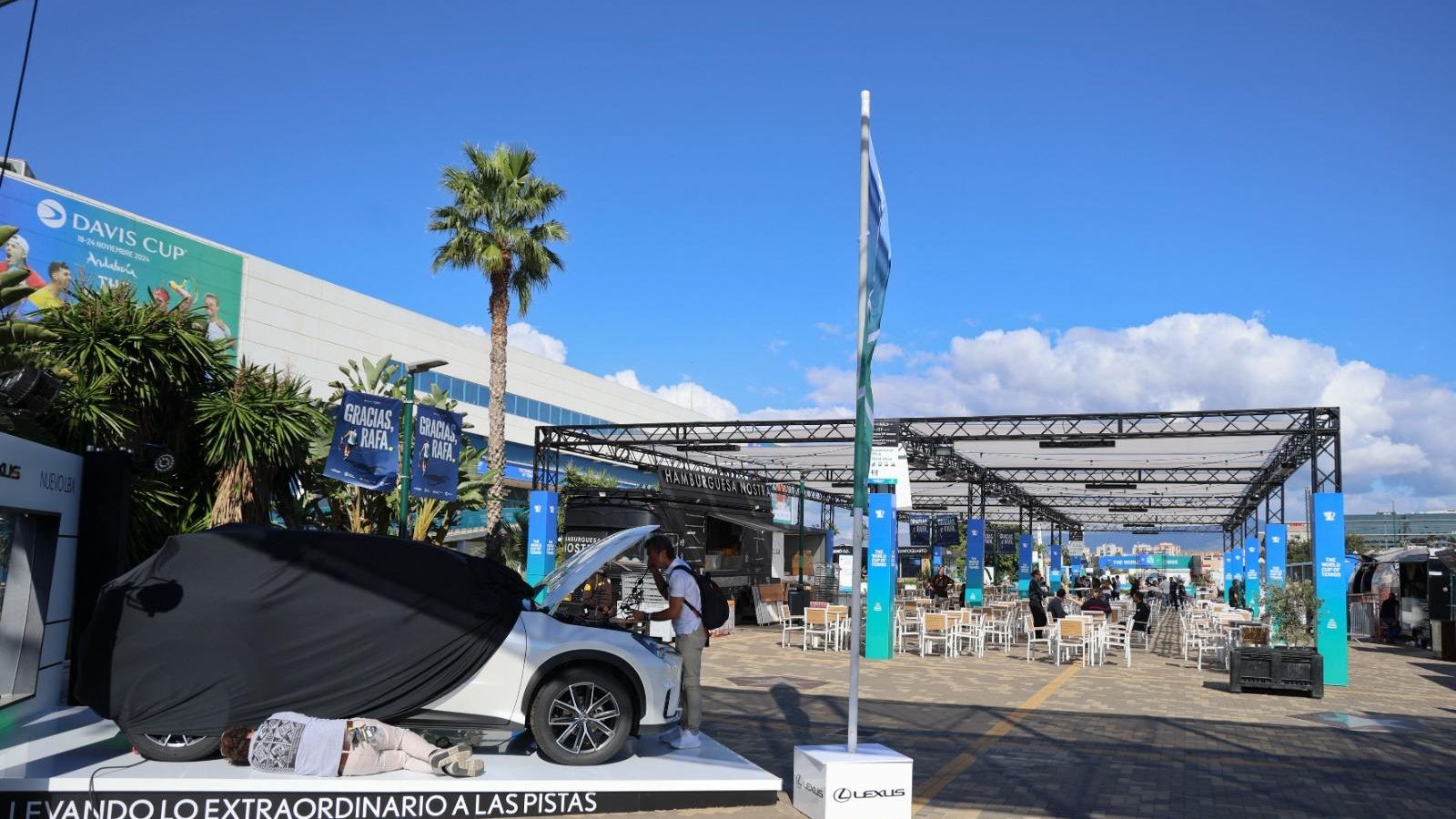 Así es la espectacular ciudad del tenis construida para la Copa Davis y la Billie Jean King Cup