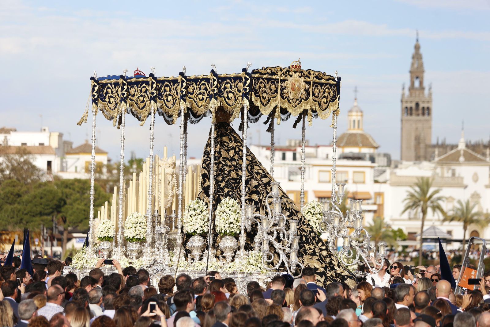 La Virgen de la Estrella el pasado Domingo de Ramos.