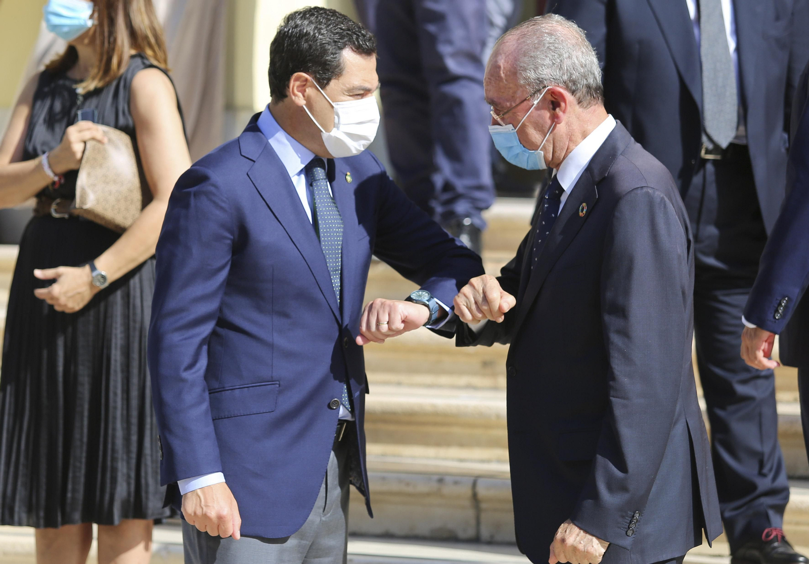 Fotos de los actos celebrados en Málaga en homenaje a José María Martín Carpena.