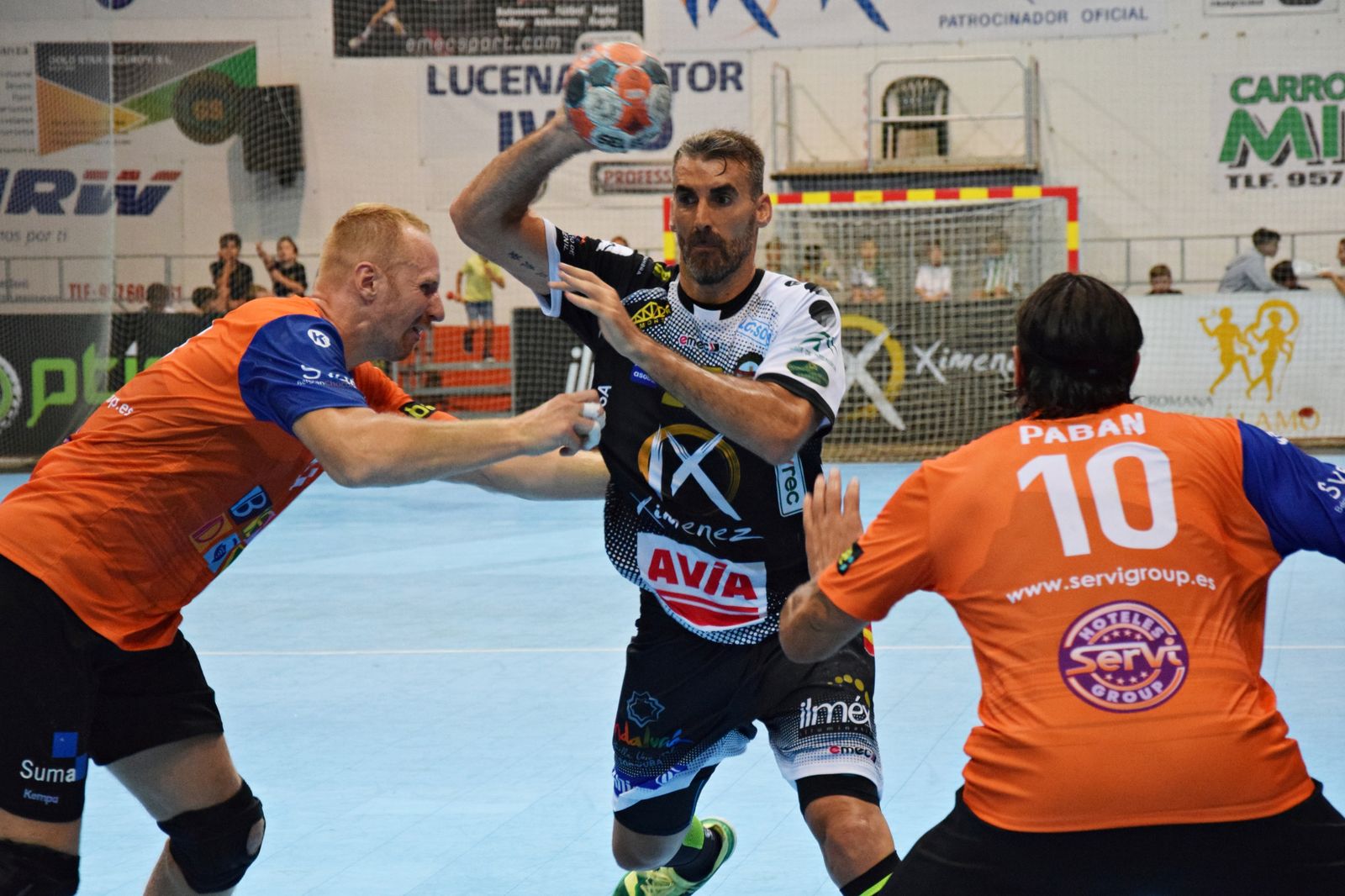 Chispi, en un partido de la presente temporada.