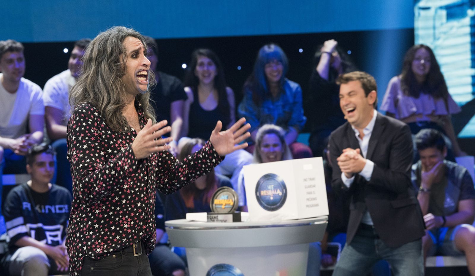 Mario Vaquerizo, en la prueba 'Bocabulabios' de 'Me resbala'