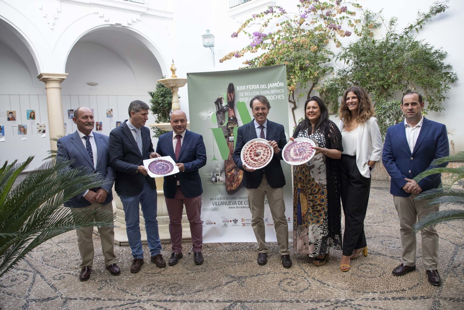 Presentación de la Feria del Jamón de Villanueva de Córdoba.