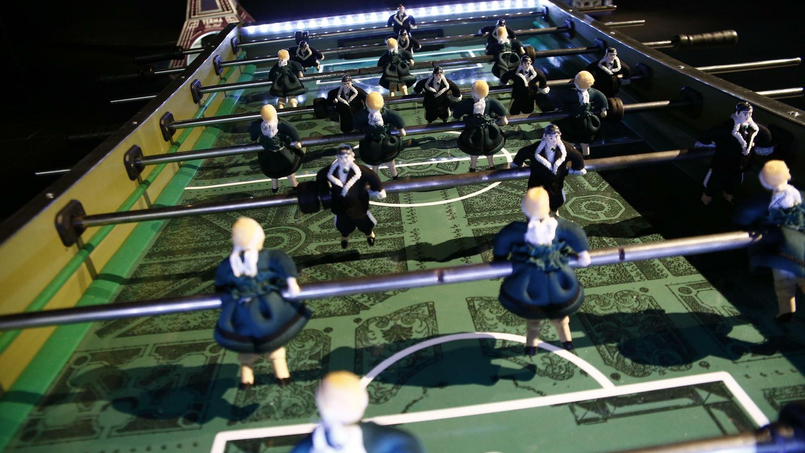 El público podrá jugar al futbolín en el Centro Lorca.