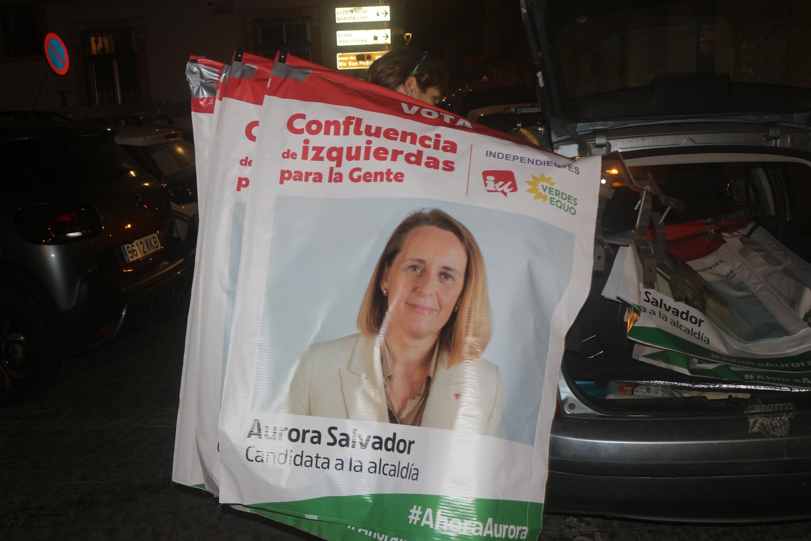 Las imágenes del comienzo de la campaña electoral en Puerto Real