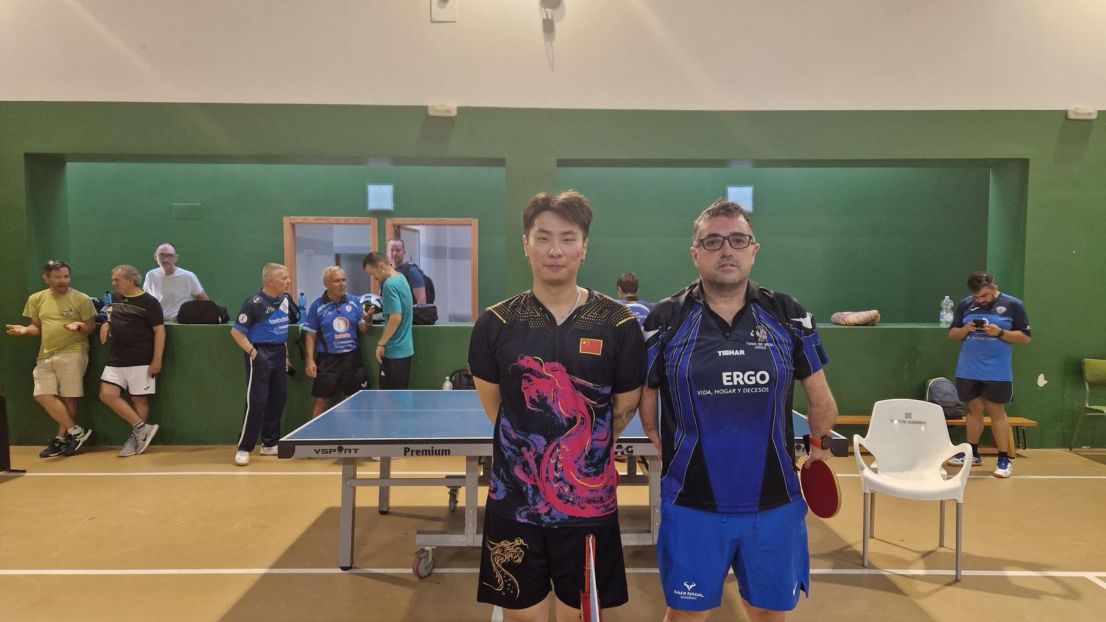 Ruihan Li y Pedro Alberto Fernández, campeón y segundo clasificado.