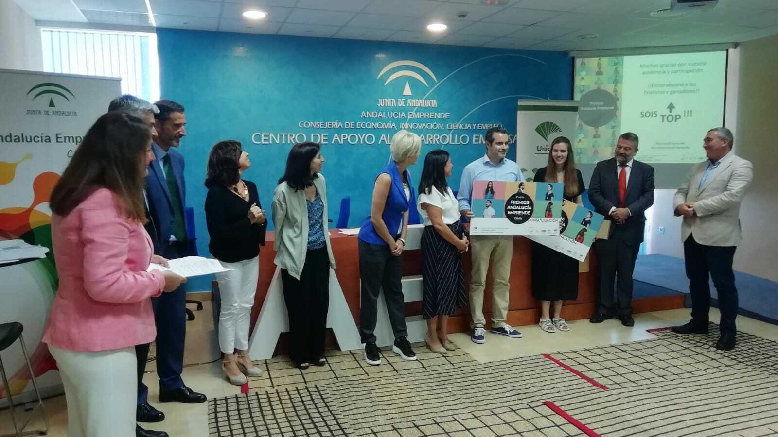 Un momento del acto de entrega de los premios